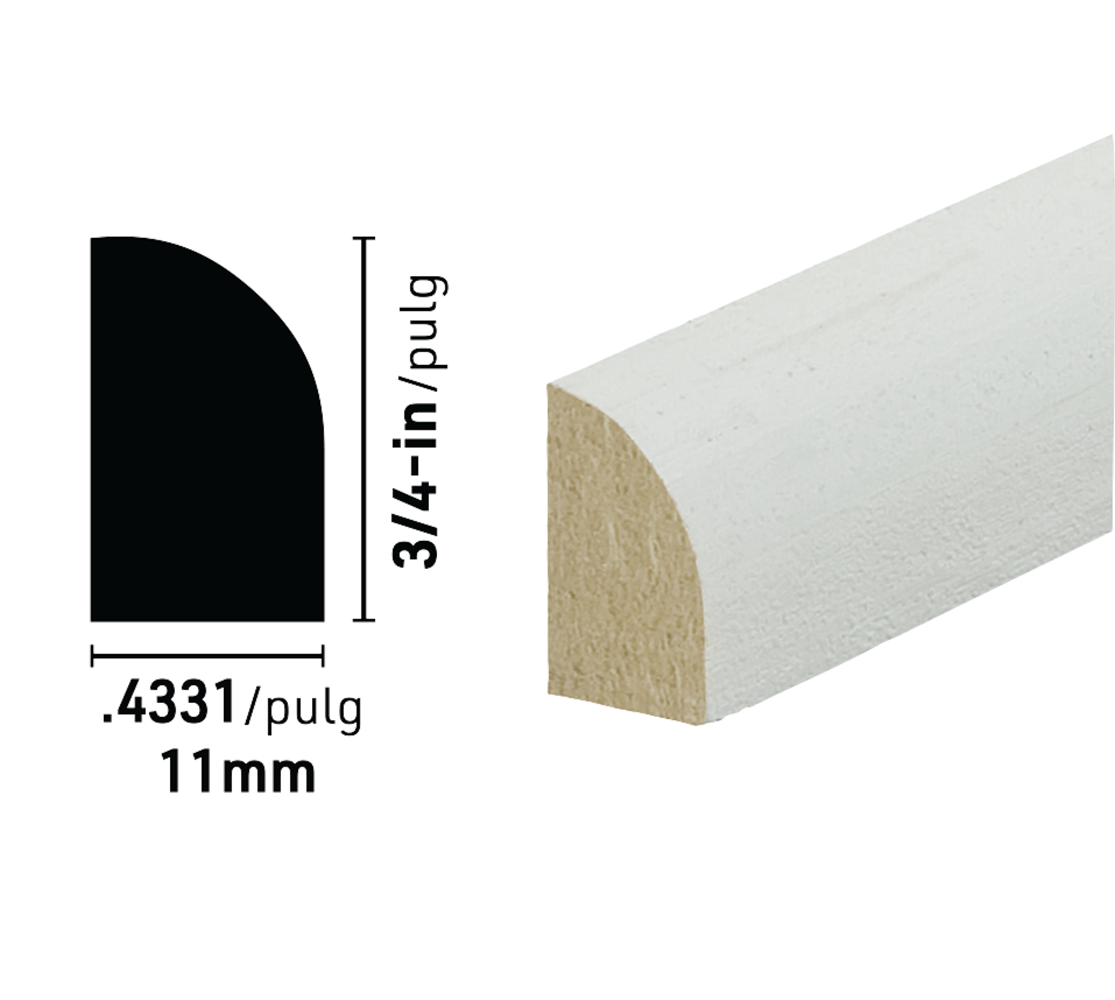 allen + roth L041275W8 Quarter-Round-Moulding - View #6