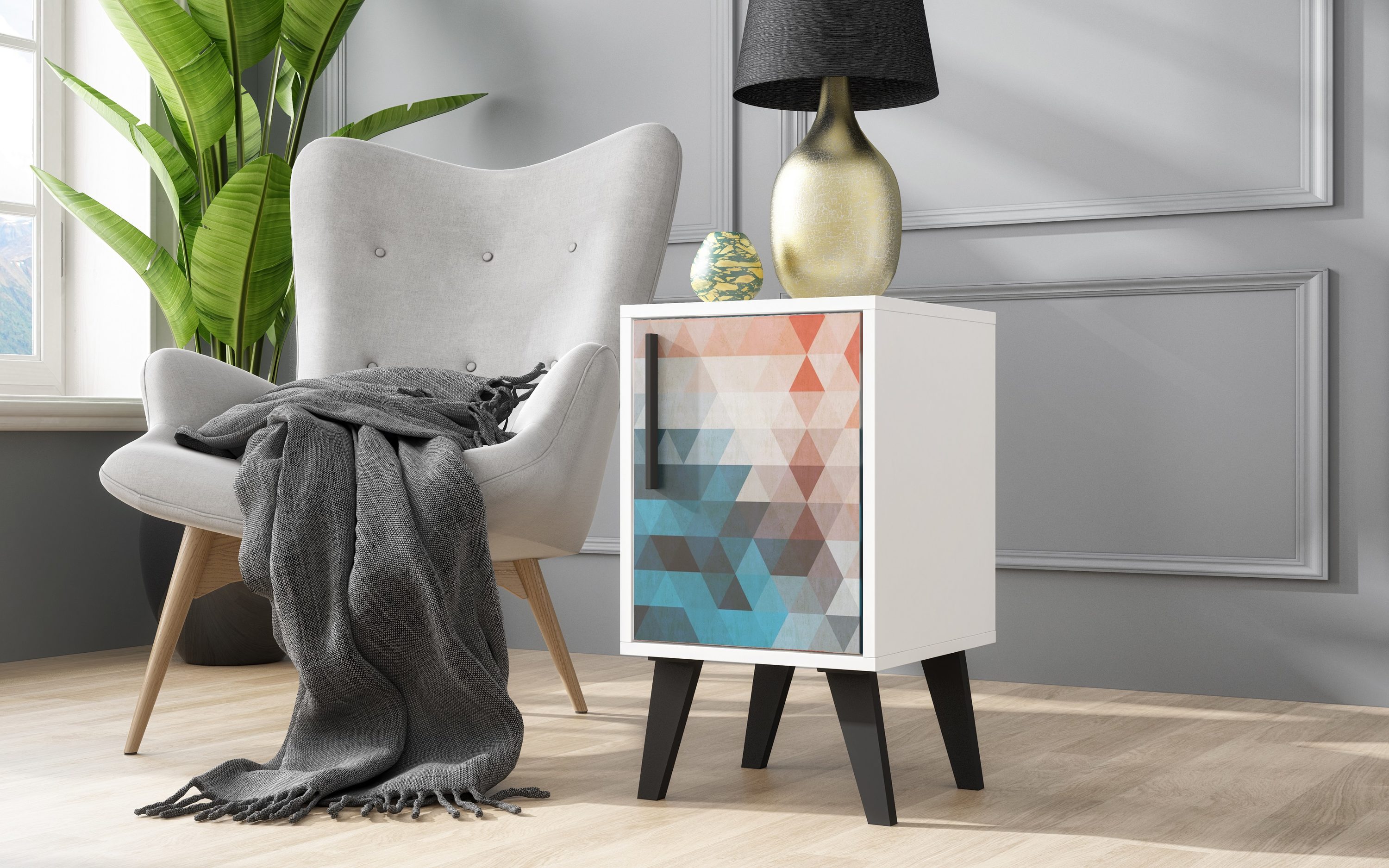 Manhattan Comfort 143AMC183 End-Tables - View #2