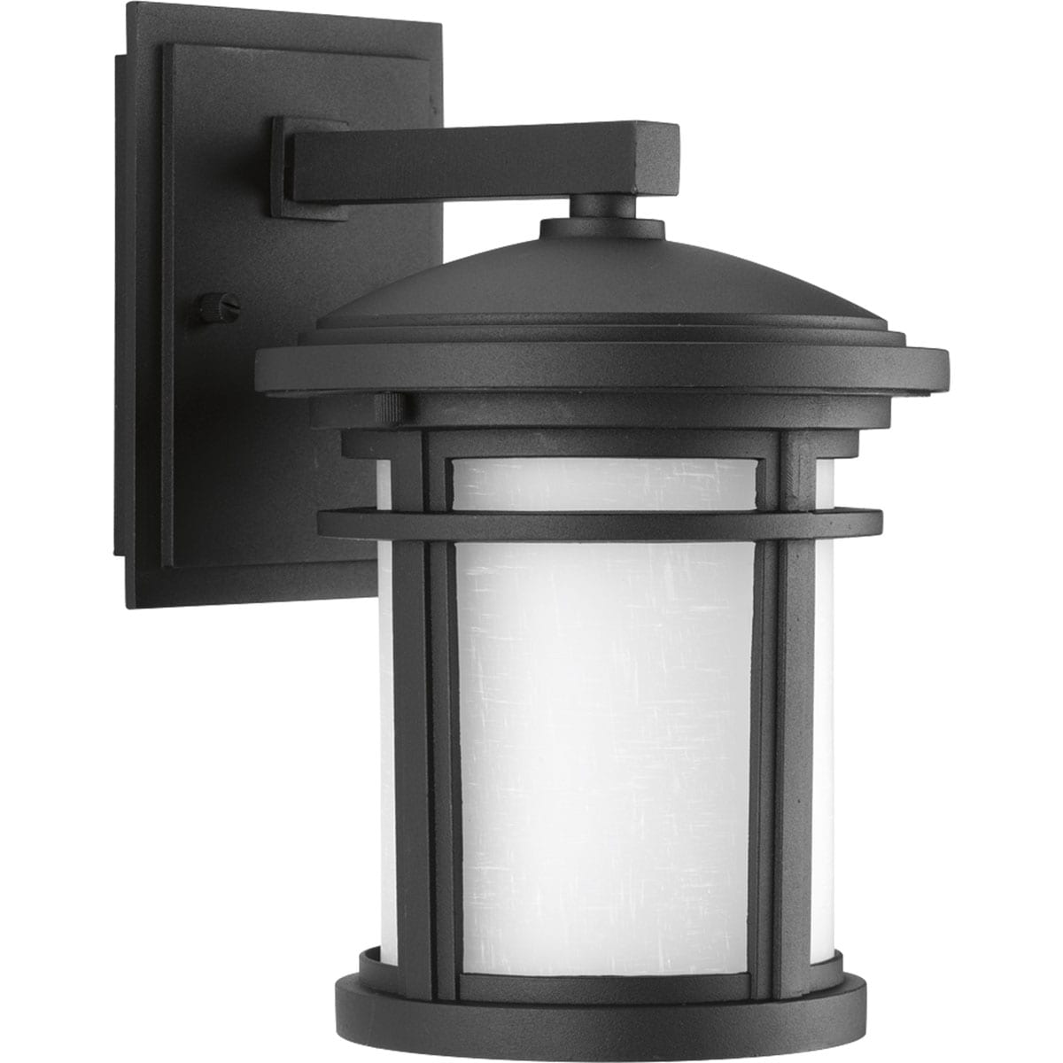 Progress Lighting P6084-31 Wish 1 -Light 10.37-in H Black Hardwired Dark Sky Outdoor Wall Light