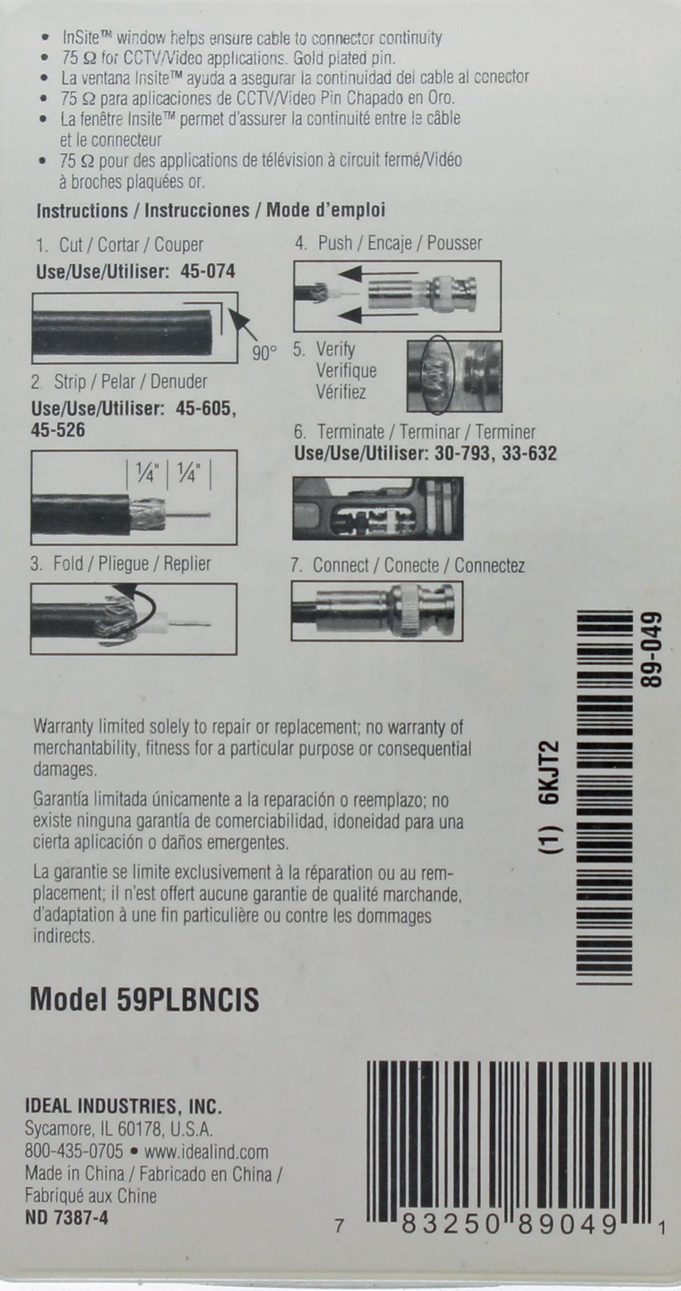 IDEAL 89-5047 Video-Connectors - View #8