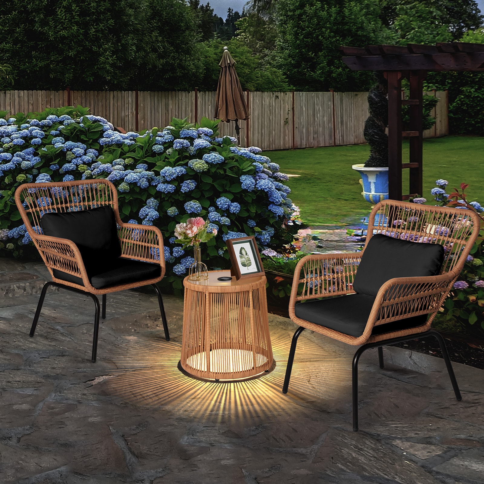 Grearden LS-ZHNF2109-RD Patio-Conversation-Sets - View #2