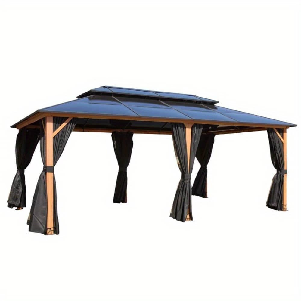 U-HOMY J-010-FG Wood-Resin-Gazebos - View #2