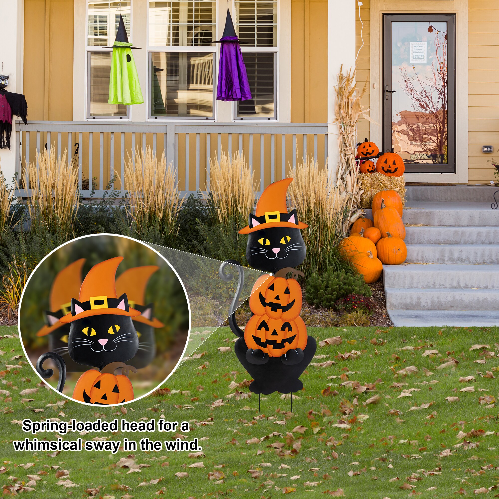 Glitzhome 2030200023 Table-Halloween-Decor - View #6