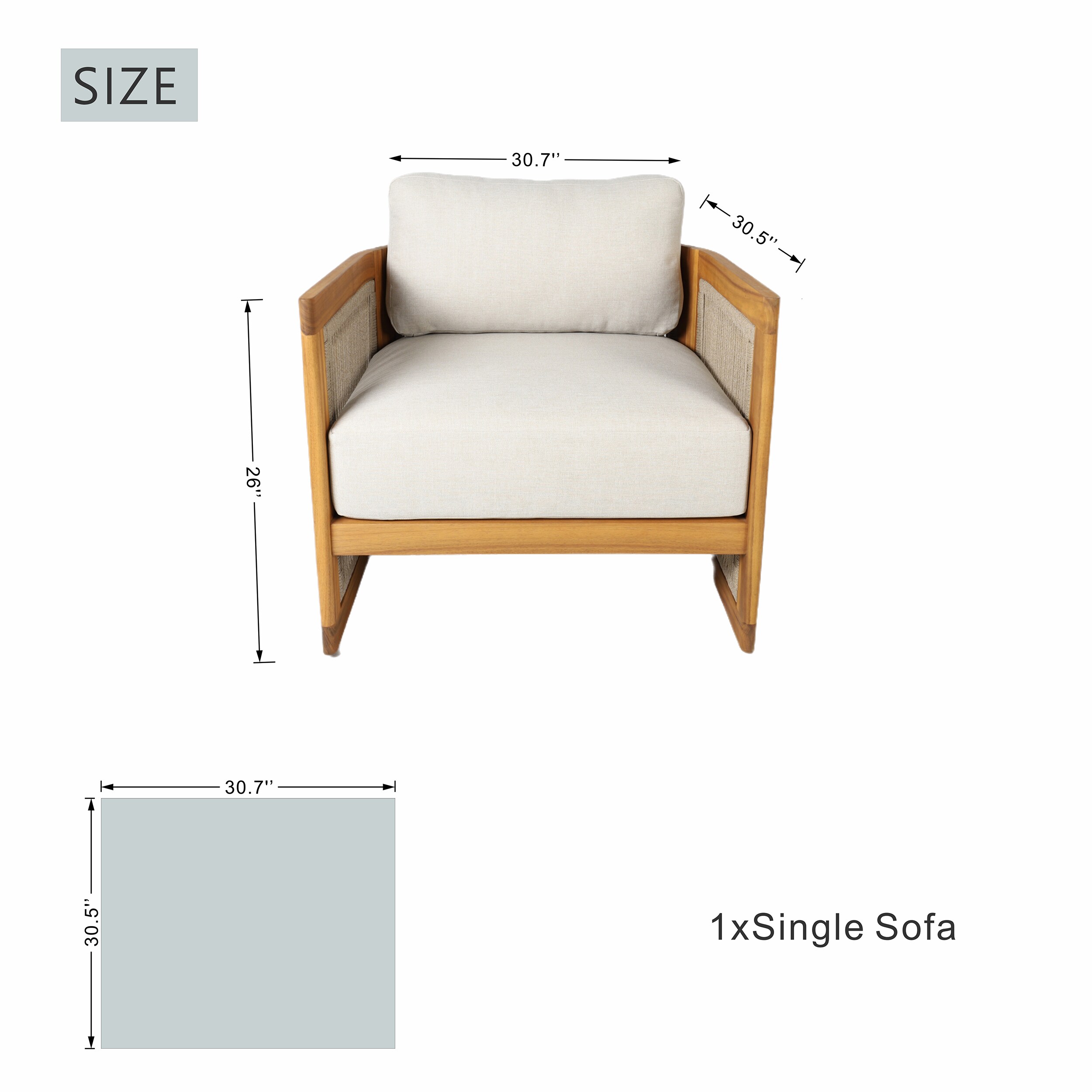 Moda Furnishings MAS-2515-SS Patio-Chairs - View #8