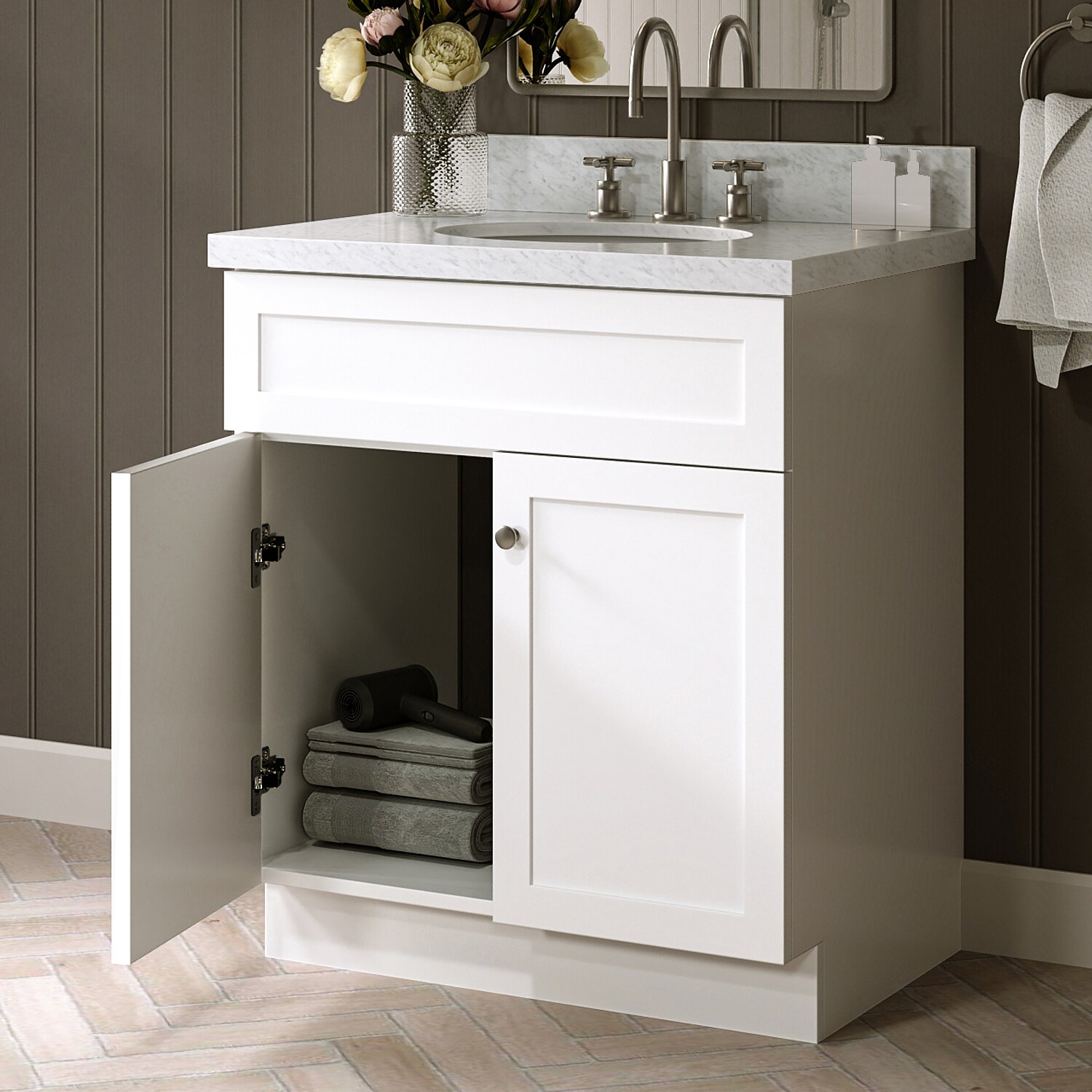 ARIEL F031SCWOVOWHT Bath-Vanity-Combo - View #3