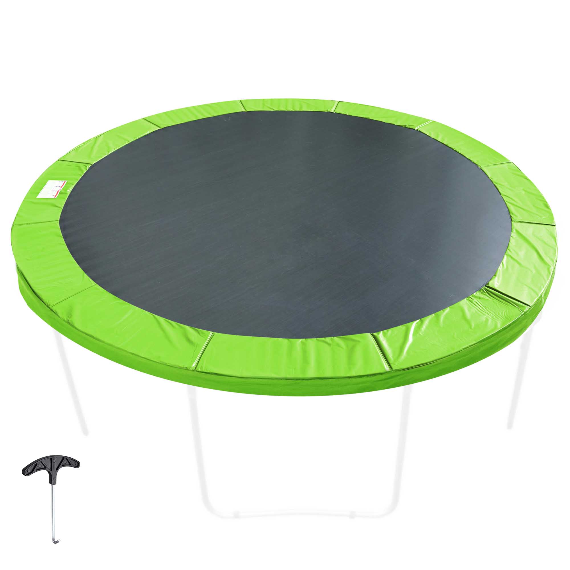 Yescom 09TMTTSP001-14F-4-LO Trampoline Mat and Pad Replacement Kit with 72 V-Hooks Fits 14 ft Trampoline Frame