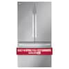 LG Counter-Depth MAX 26.5-cu ft Counter-depth Smart French Door Refrigerator with Ice Maker (Stainless Steel) ENERGY STAR Lowes.com
