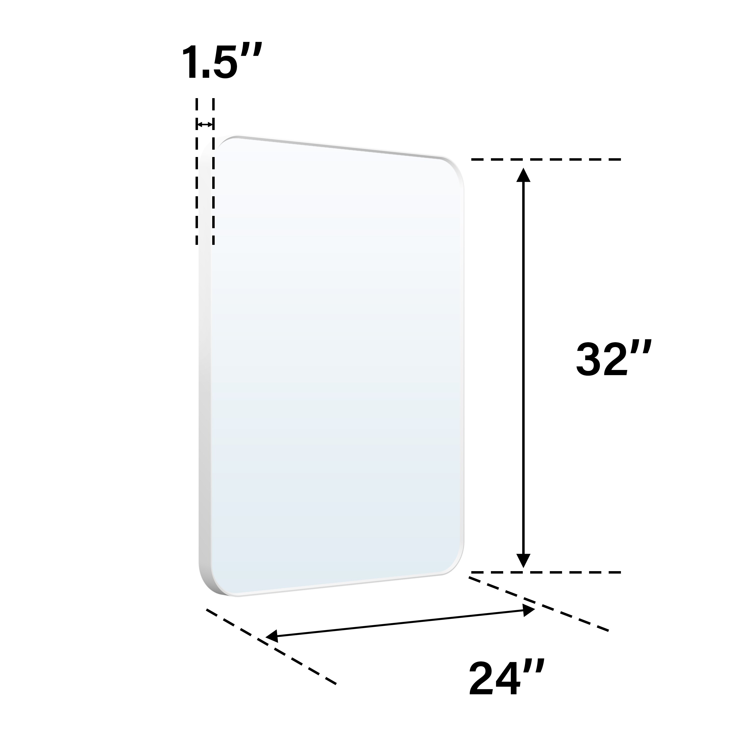 WELLFOR DTG-301CP12 Framed-Bath-Mirrors - View #15