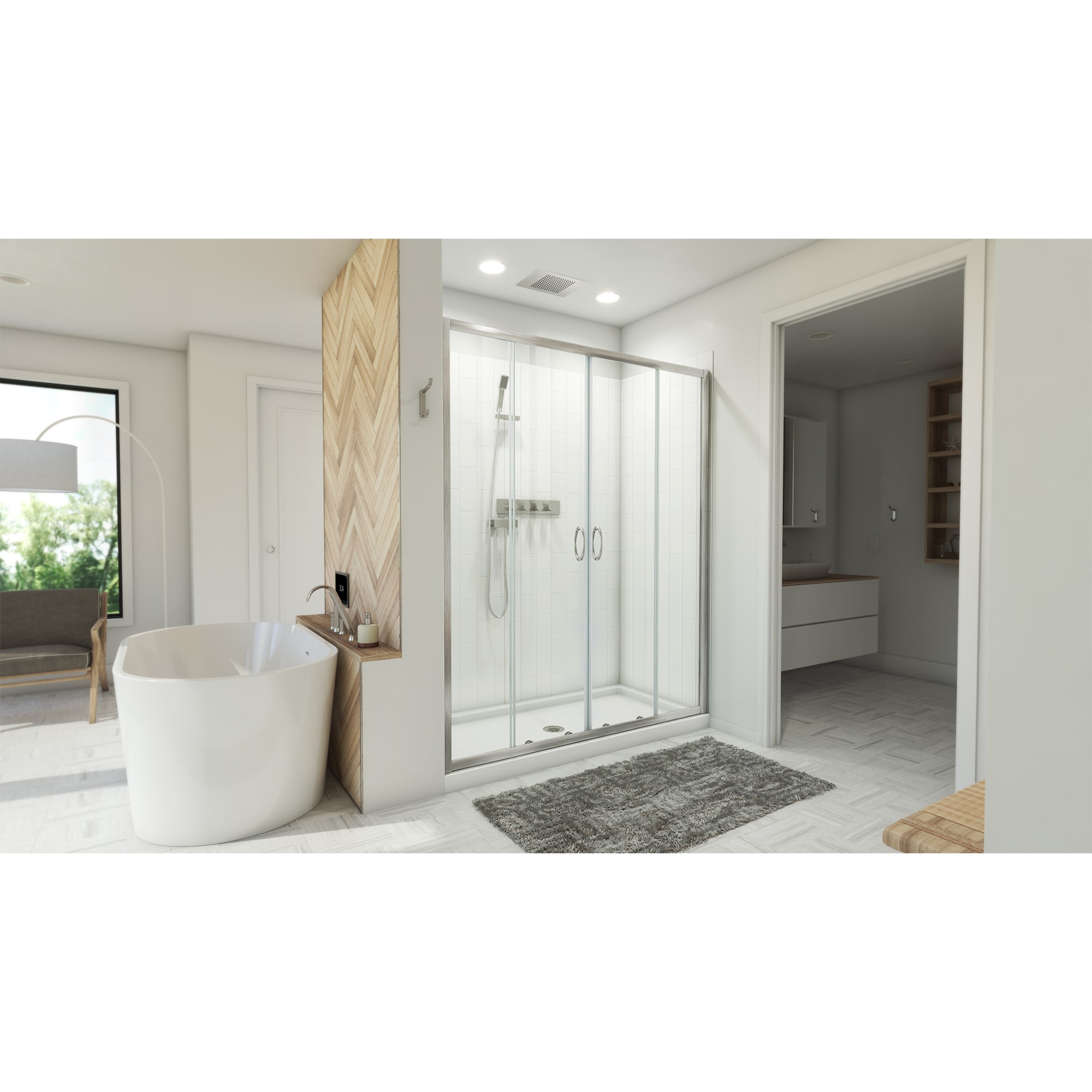 DreamLine D2116030XXC0004 Alcove-Shower-Kit - View #2