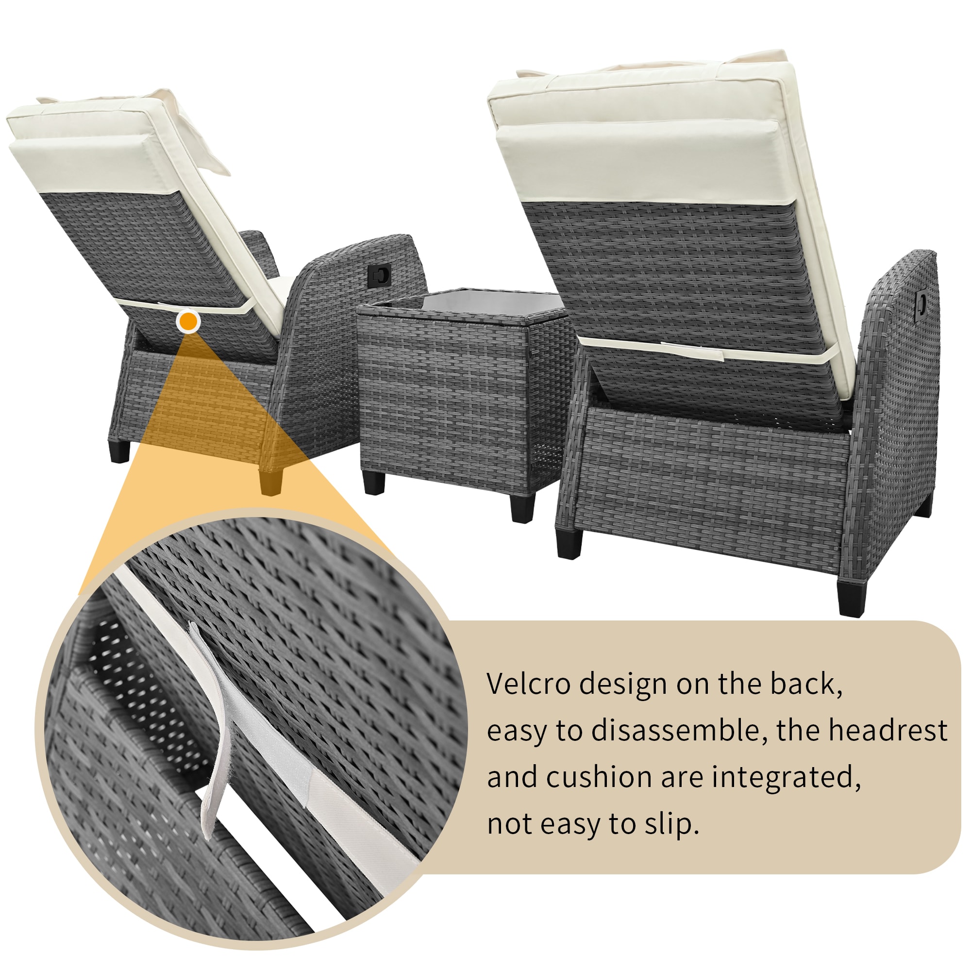 ModernLuxe L-WY000325AAA Patio-Conversation-Sets - View #7
