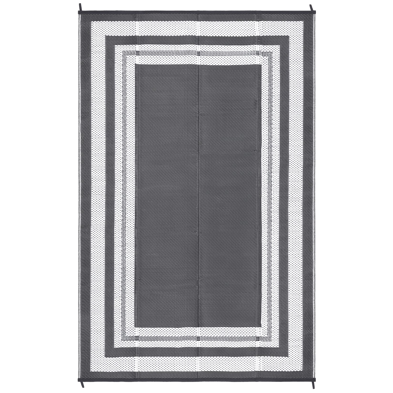 IdealHouse - 10x14ft Reversible Outdoor Plastic Straw Rug - Waterproof Lightweight Patio Mat - Ea...
