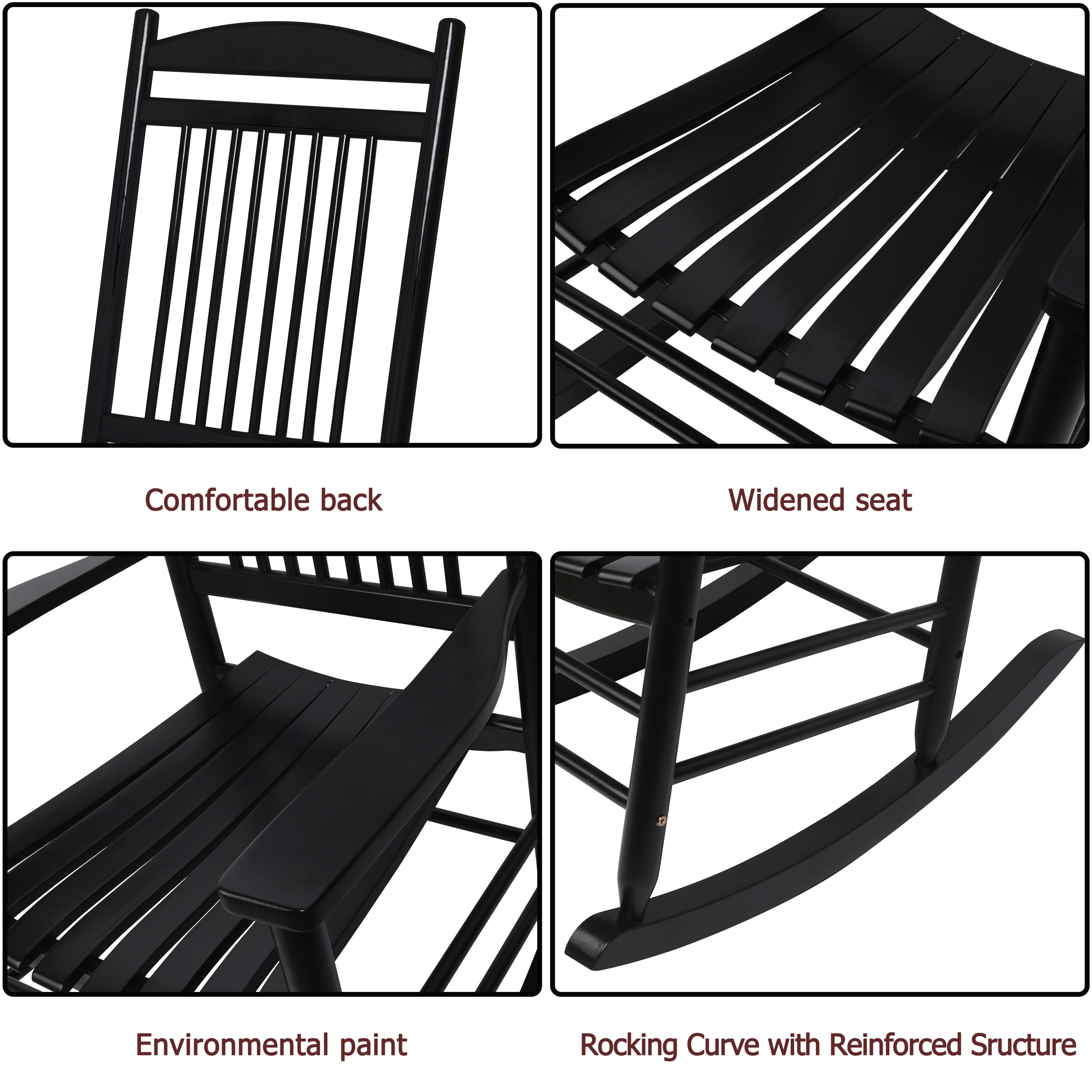 VEIKOUS ROCK CHAIR SET-3 Patio-Chairs - View #3