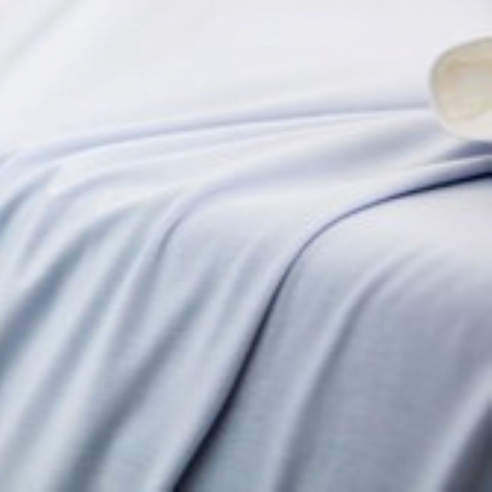 Purple 348845 (Pack of 4) Marne Silky SoftStretch Full Sheet Set Morning Mist Light Blue