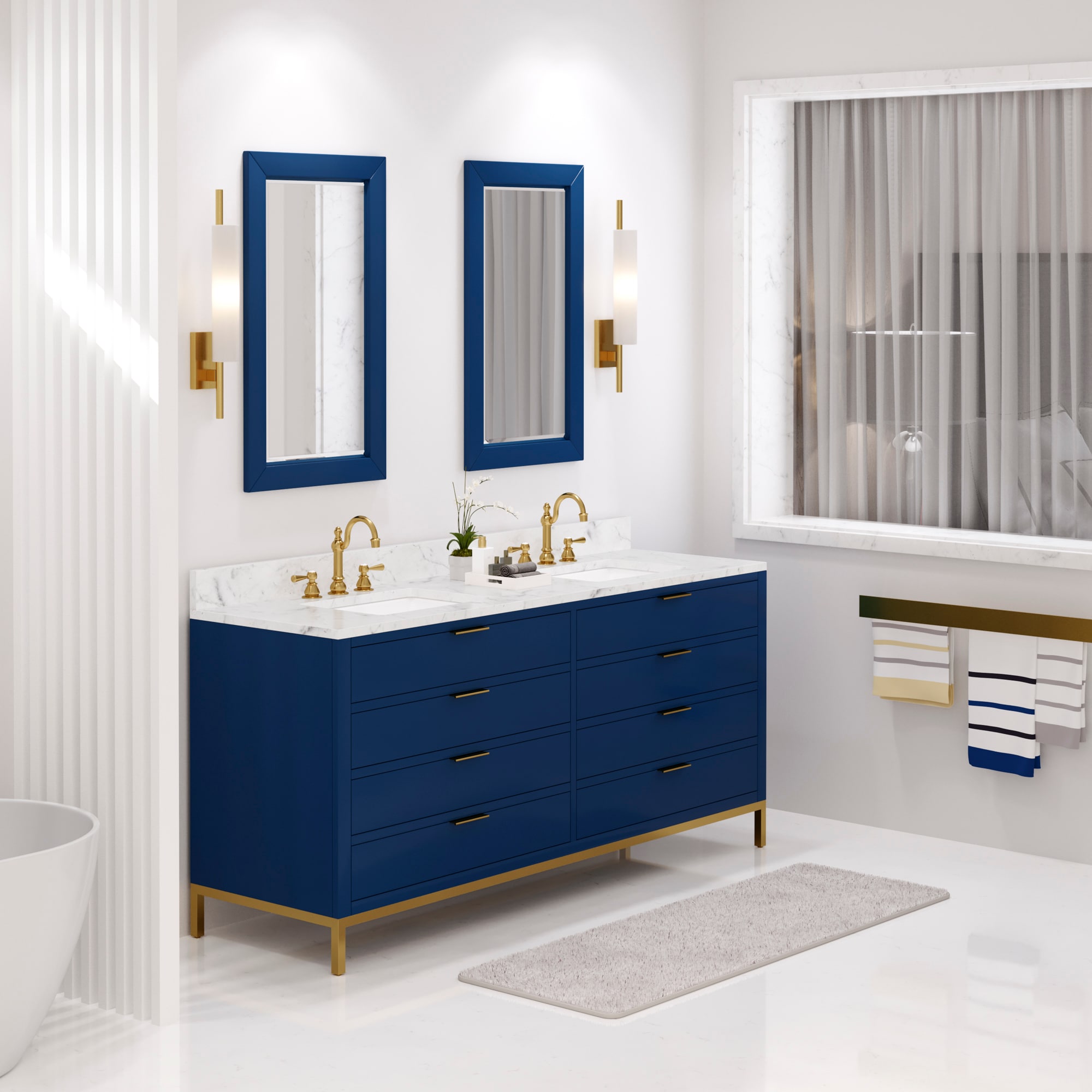 Water Creation BR72CW06MB-000000000 Bath-Vanity-Combo - View #3