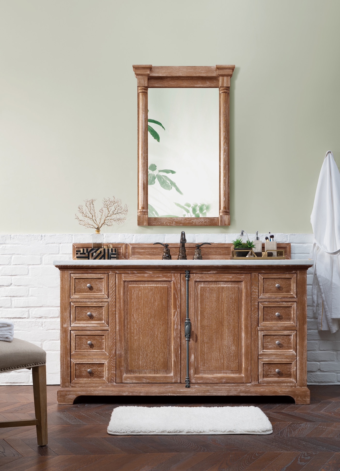 Providence 48 Single Bathroom Vanity in Driftwood