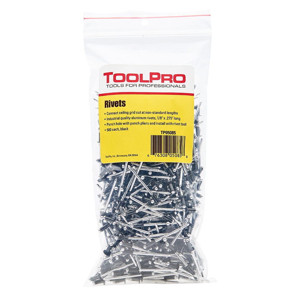 ToolPro 100-Pack 1/8-in Aluminum Stainless Steel Rivet