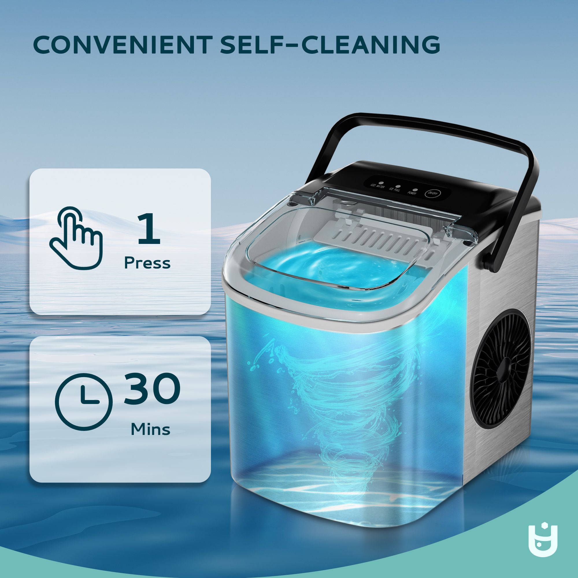 Euhomy IM025-NBS-E-LS-SC Ice-Makers - View #3