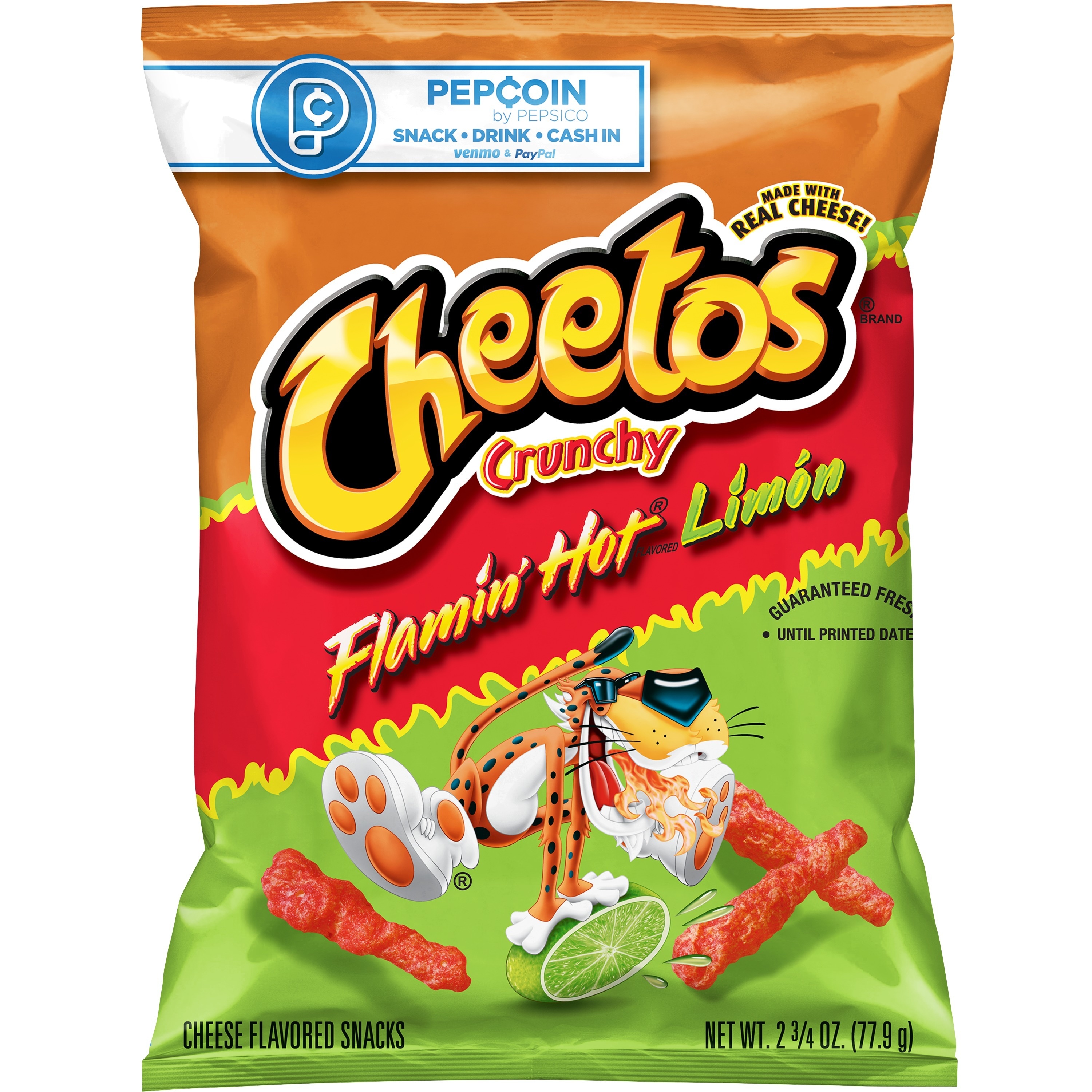  Cheetos Flamin' Hot Puffs Cheese, 8 Oz