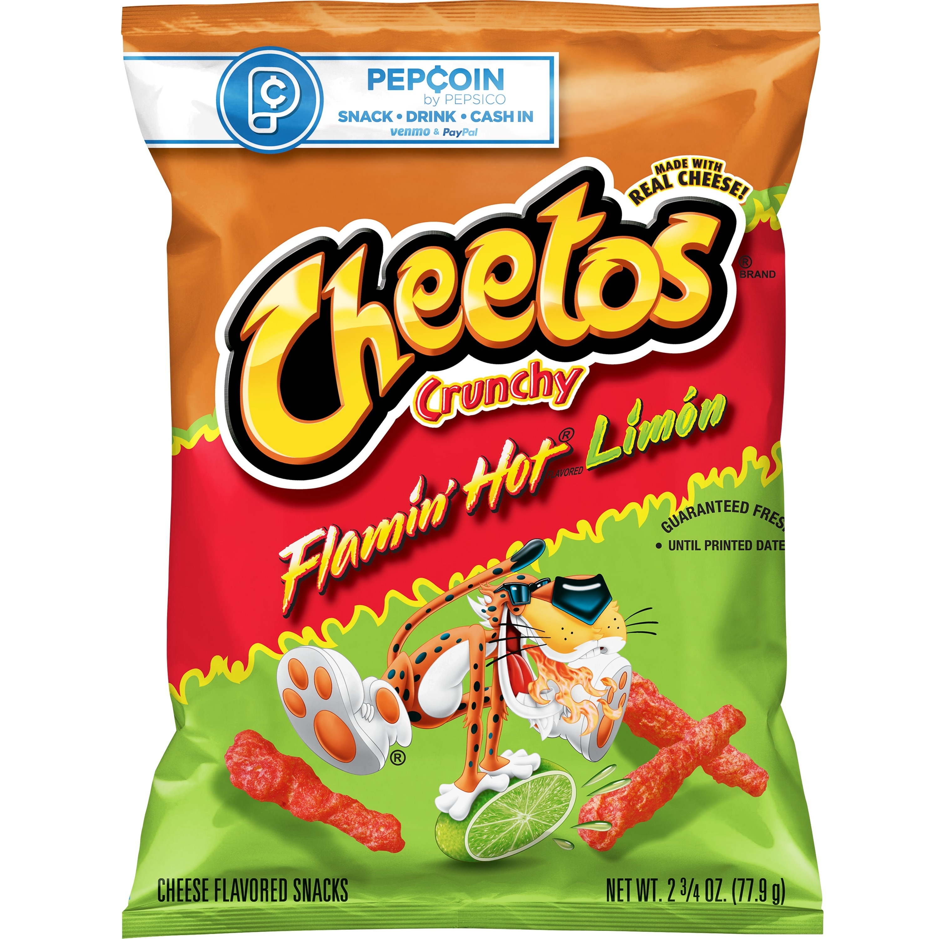 Cheetos CHEETOS CRUNCHY FLAMIN HOT XVL 3.25OZ 28CT-14360 - Flamin