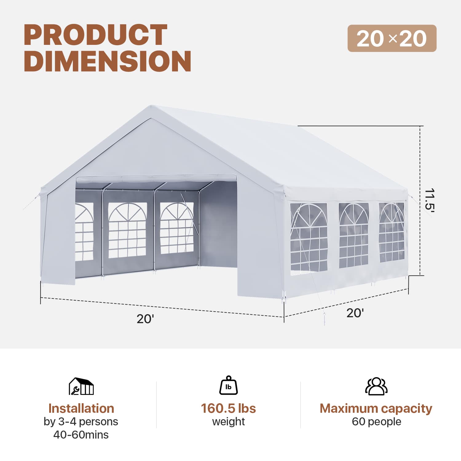 Sunmthink Z-CP202003WH Canopies-Sl - View #4