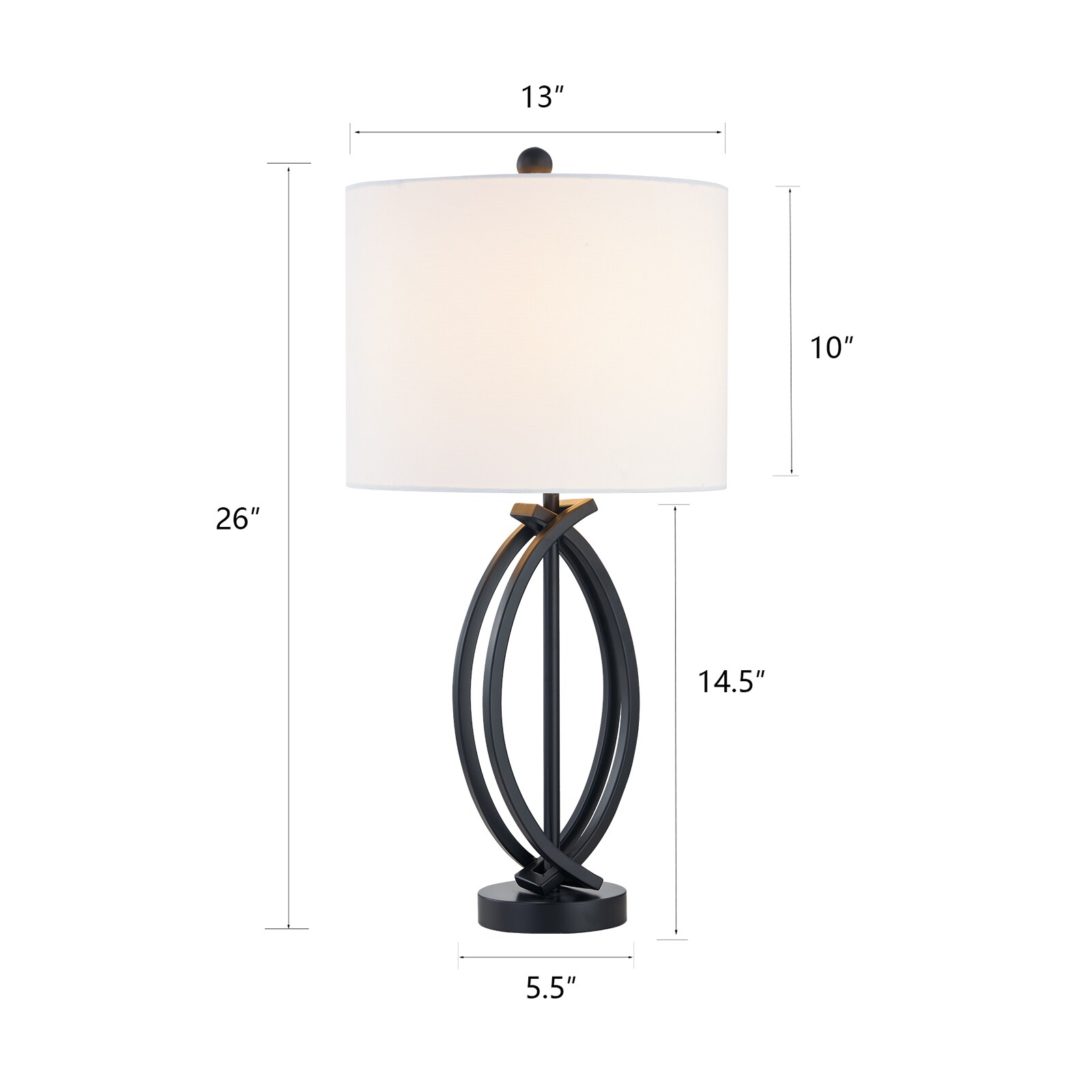 Maxax T81-BK Table-Lamps - View #7