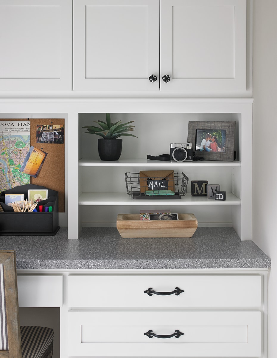  Edenbrook Industrial Wood Top -Perfect for Office, Home School,  and Organization -Dorm Room Essentials Metal Desk, White : Home & Kitchen