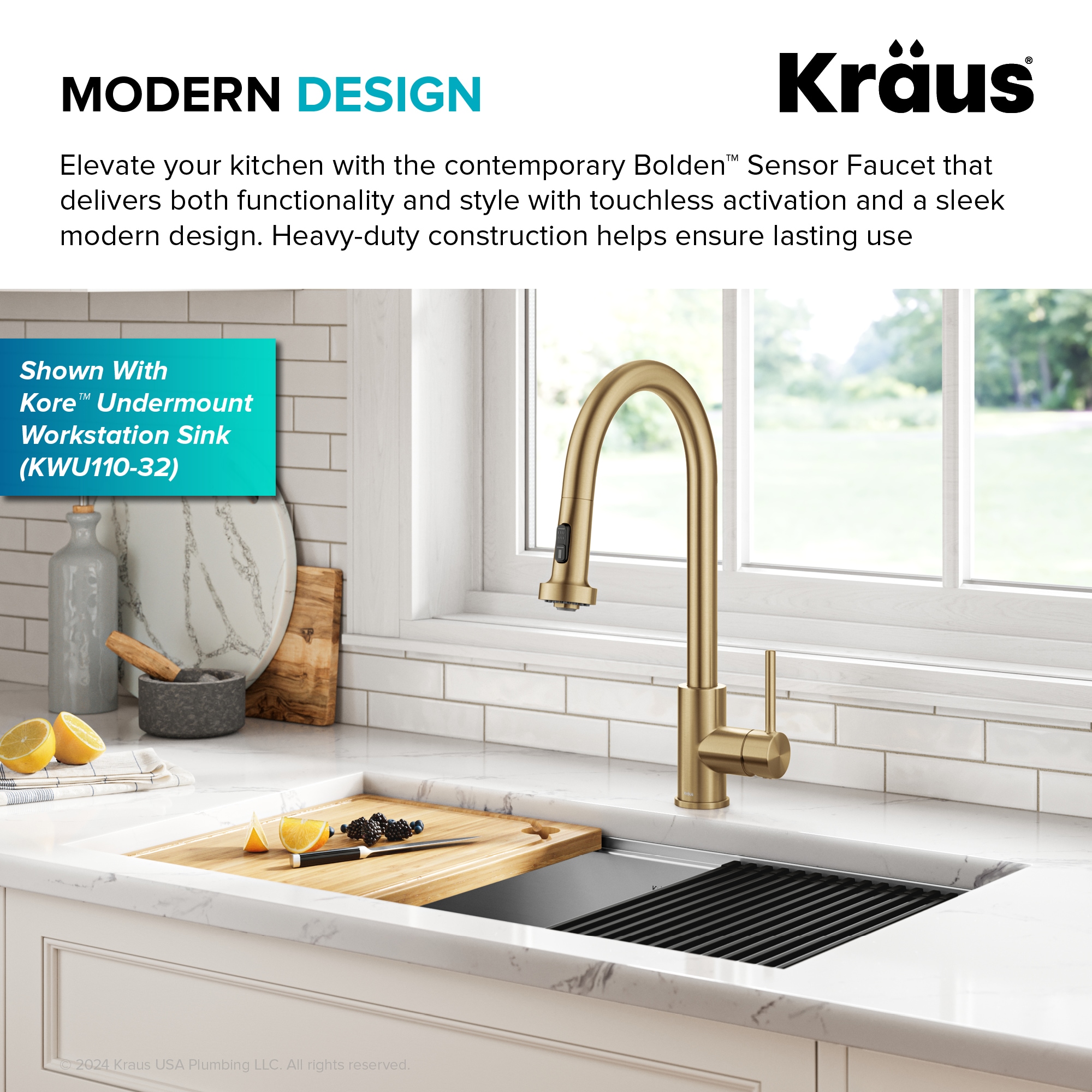 Kraus KSF-1616BB Kitchen-Faucets - View #7