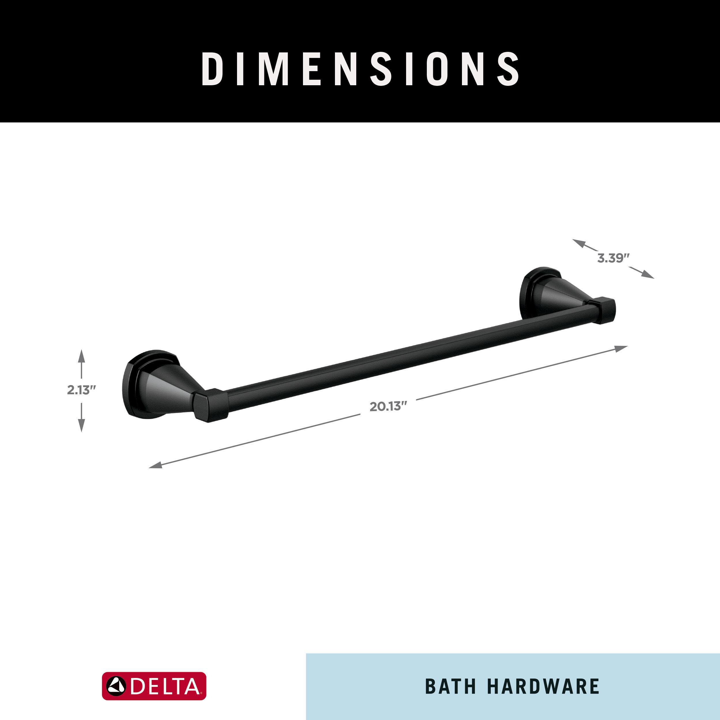 Delta Stryke 8 inch towel bar newest in matte black