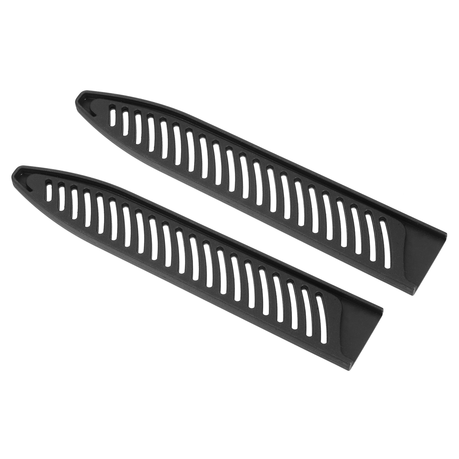 PATIKIL PP Safety Knife Cover Sleeves for 8 Inch Carving Knife 2pcs Knives Edge Guard Blade Protector Universal Knife Sheath for Kitchen Black
