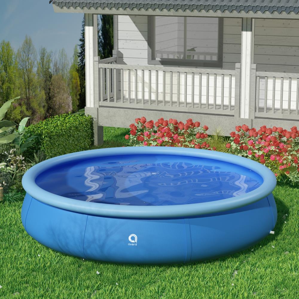 Inflatable Swimming Pool Outdoor Summer Garden Backyard Inflated Water Tubs kids 