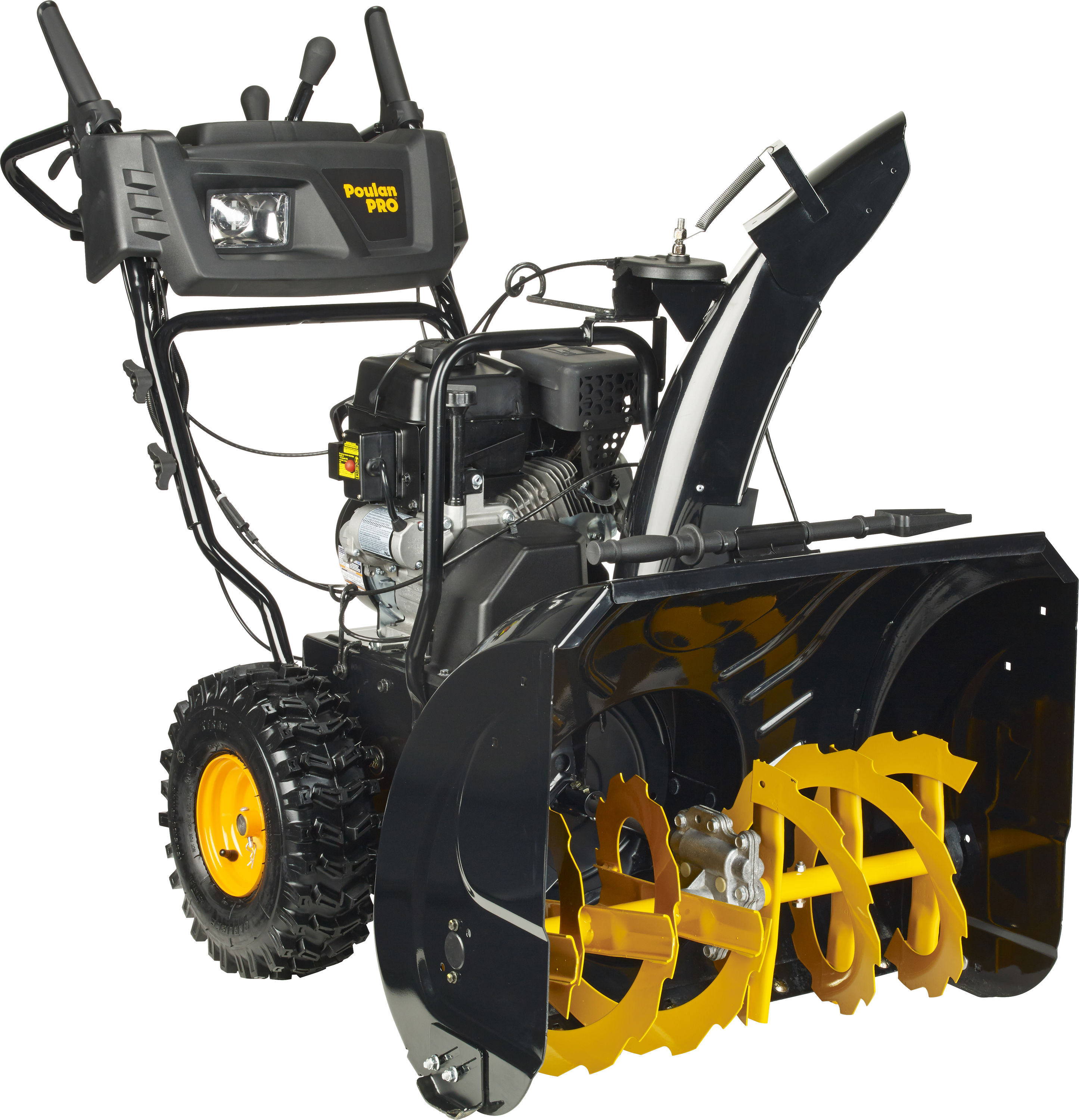 Poulan Pro 27in 208cc Twostage Selfpropelled Gas Snow Blower with Pushbutton Electric Start