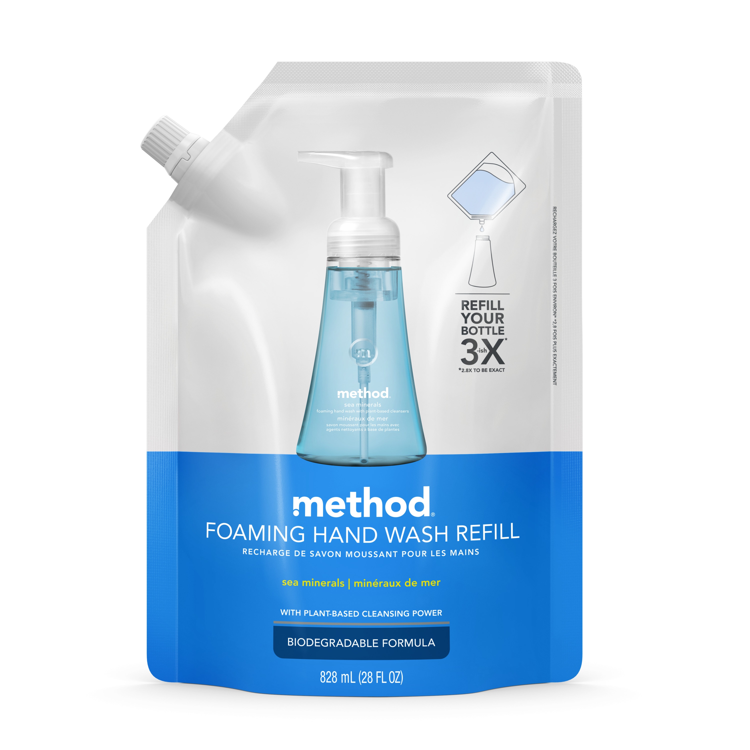method 00667 28 -fl oz Sea Minerals Foaming Hand Soap