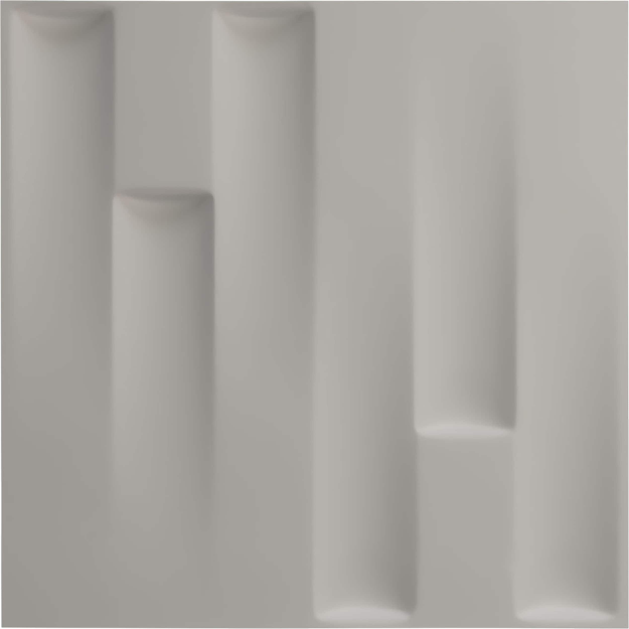 Hamilton UltraCover Satin White 3D PVC Wall Panel