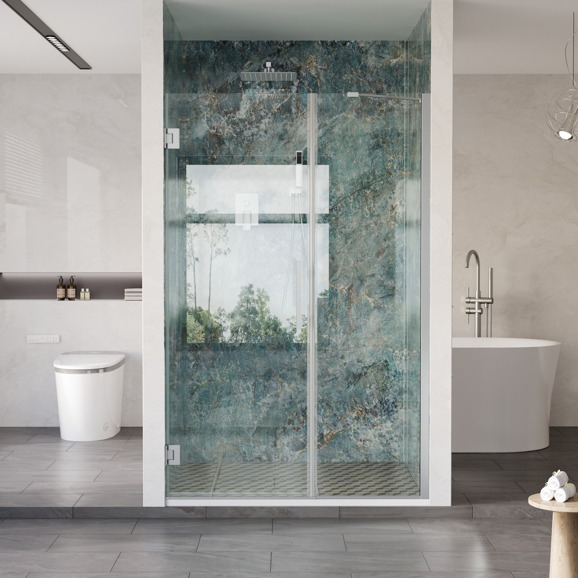 WELLFOR FLEX-29-21CH Shower-Doors - View #5