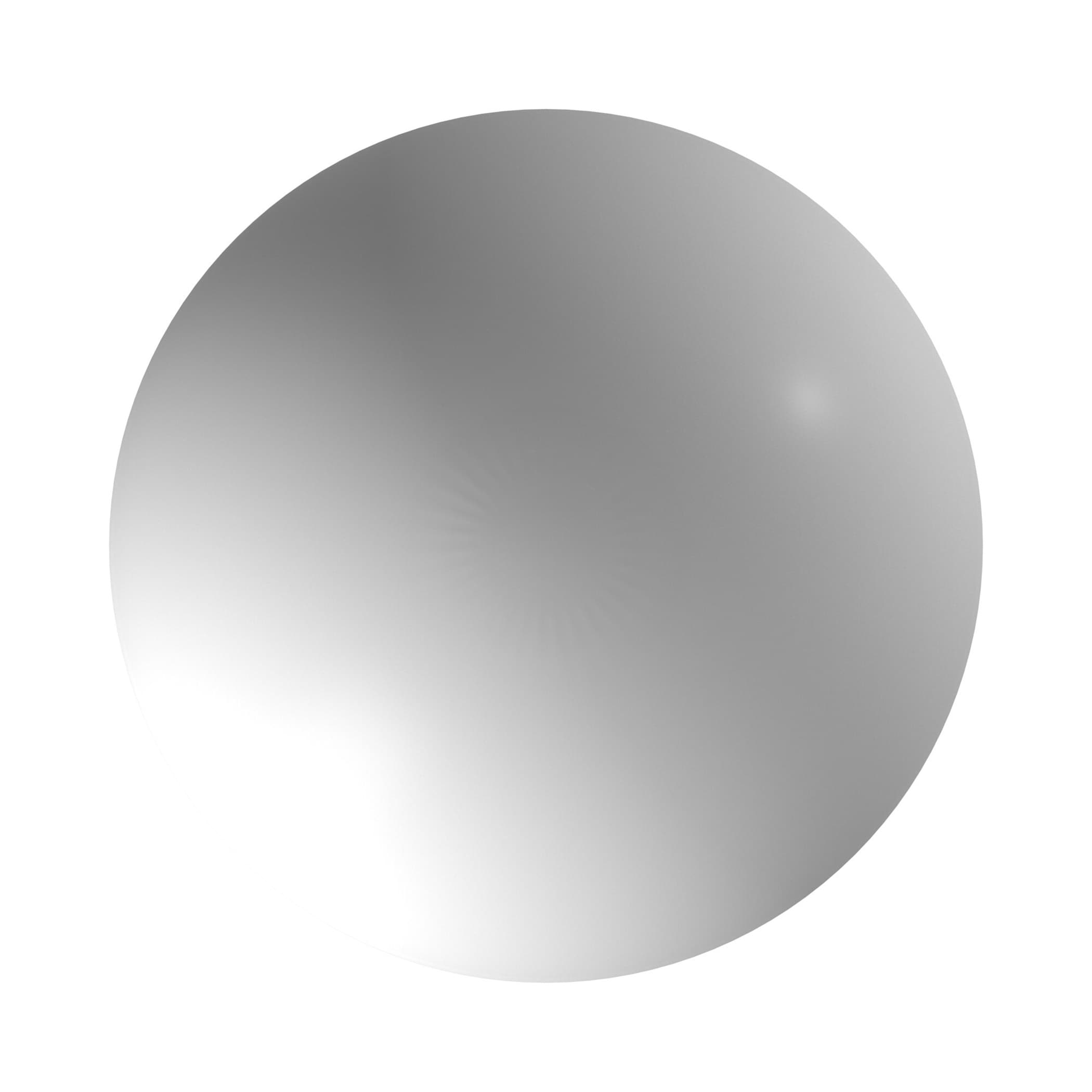 Rondo 12'' Silver Opal Glass Globe Table Lamp