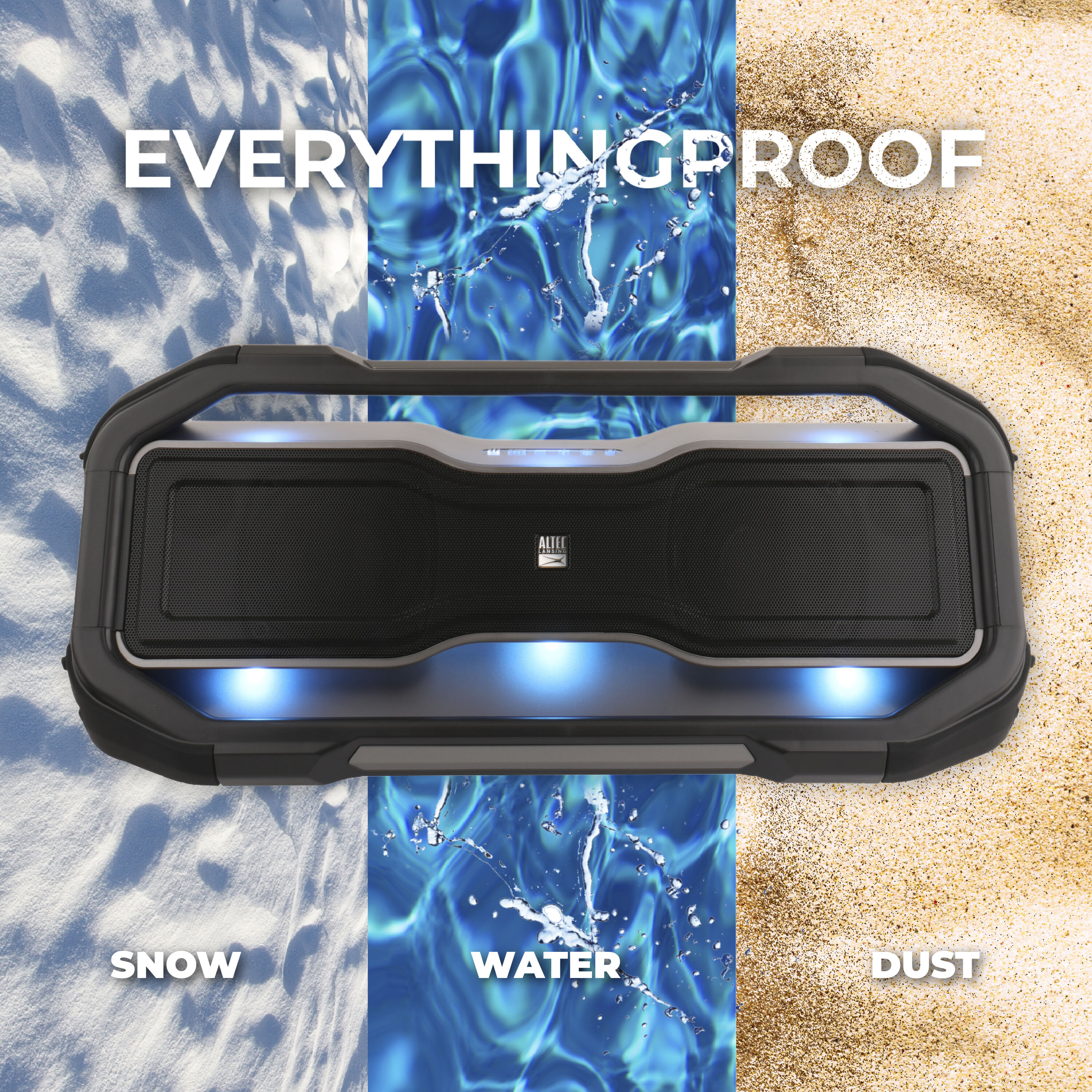 Altec Lansing Rockbox XL Waterproof 22-in 50-Watt Bluetooth