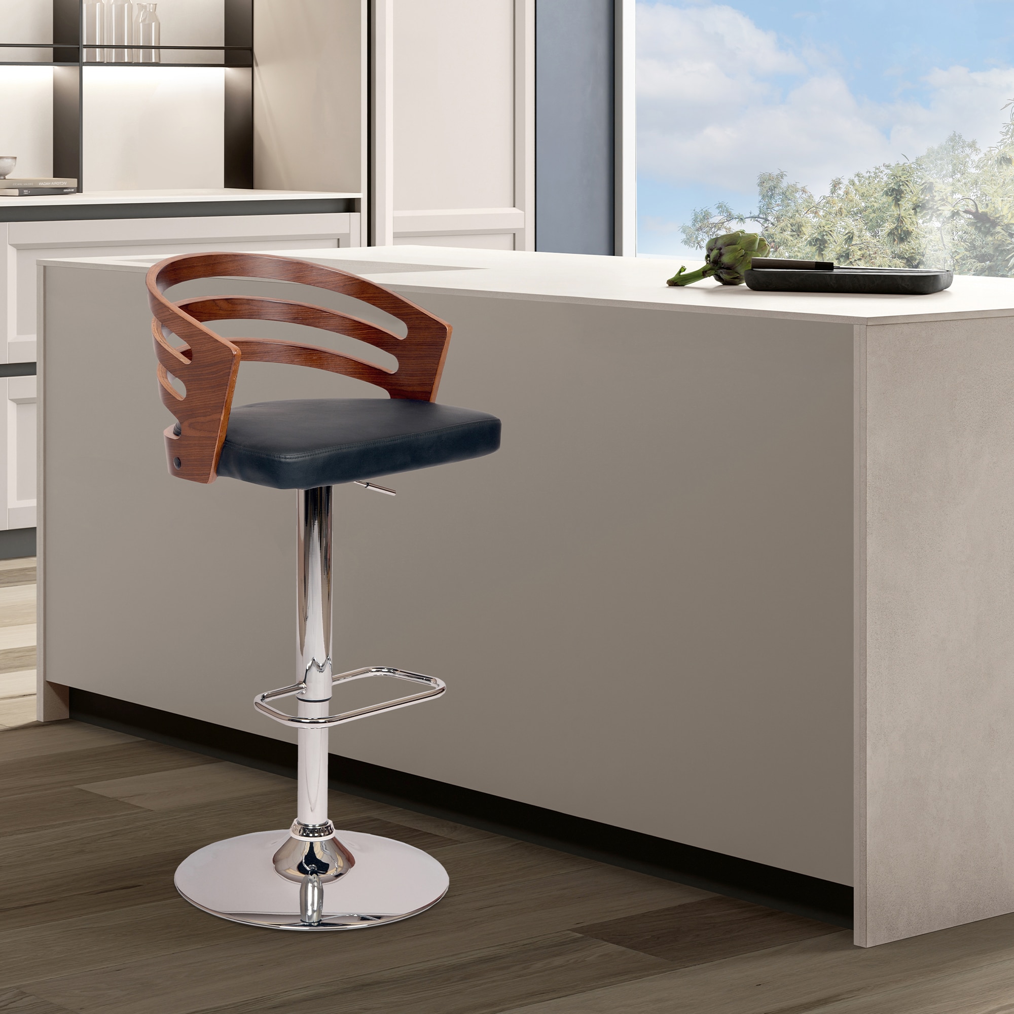Armen Living LCADSWBABLWA stools - View #4