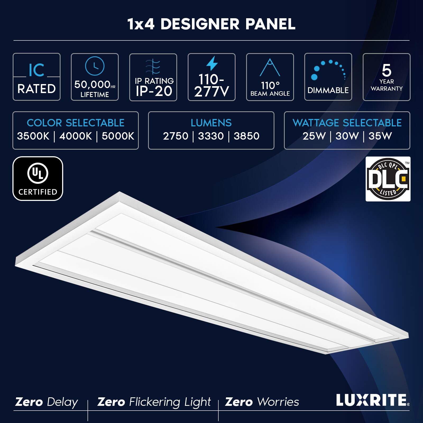 Luxrite LR25709-2PK Led-Panel-Lights - View #6