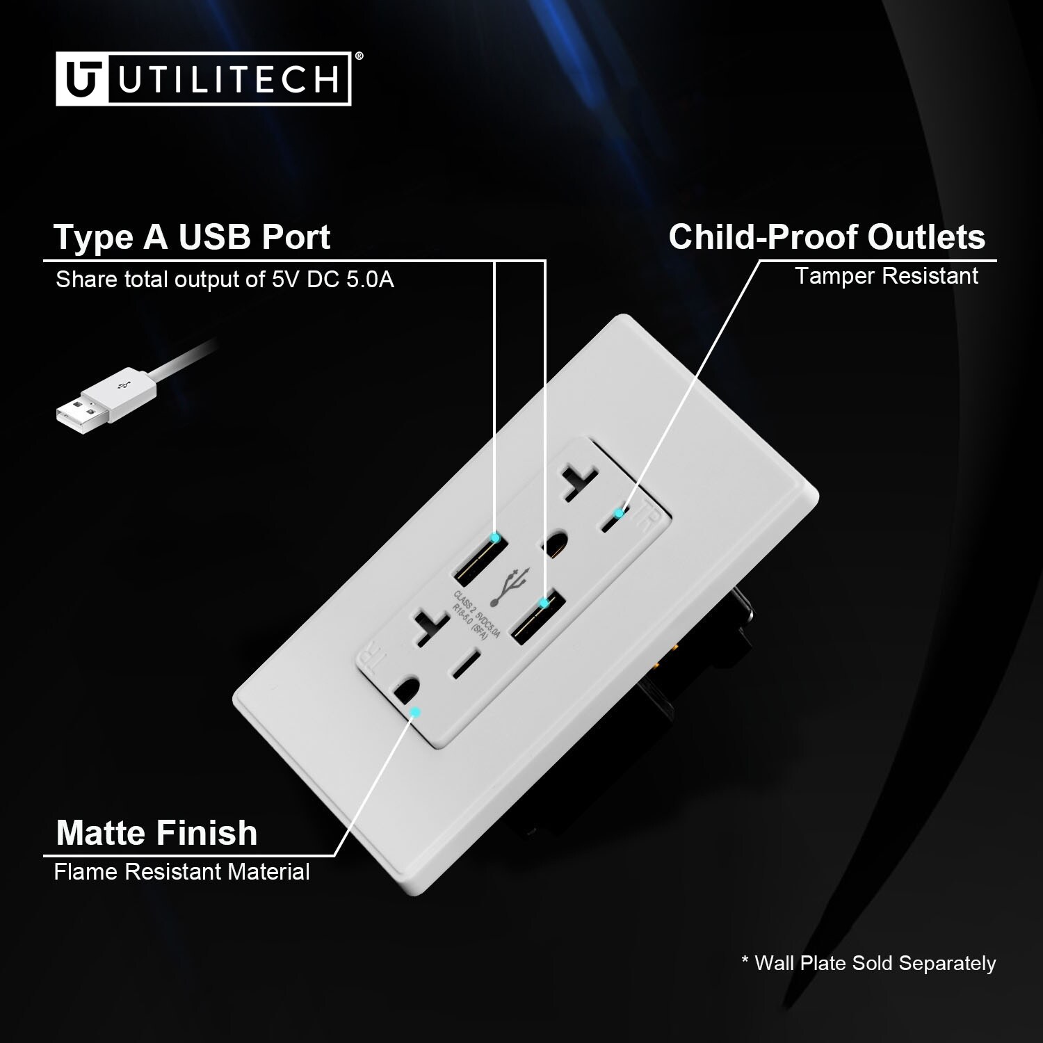 Utilitech R1820D50AA-WH2 receptacles - View #5