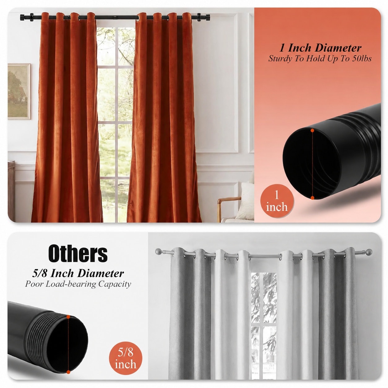 KIWDZFU LKI0818A056 Curtain-Rods - View #5