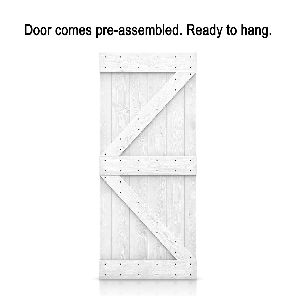 CALHOME SWD11AB-79+ASM-K36WT Barn-Doors - View #3