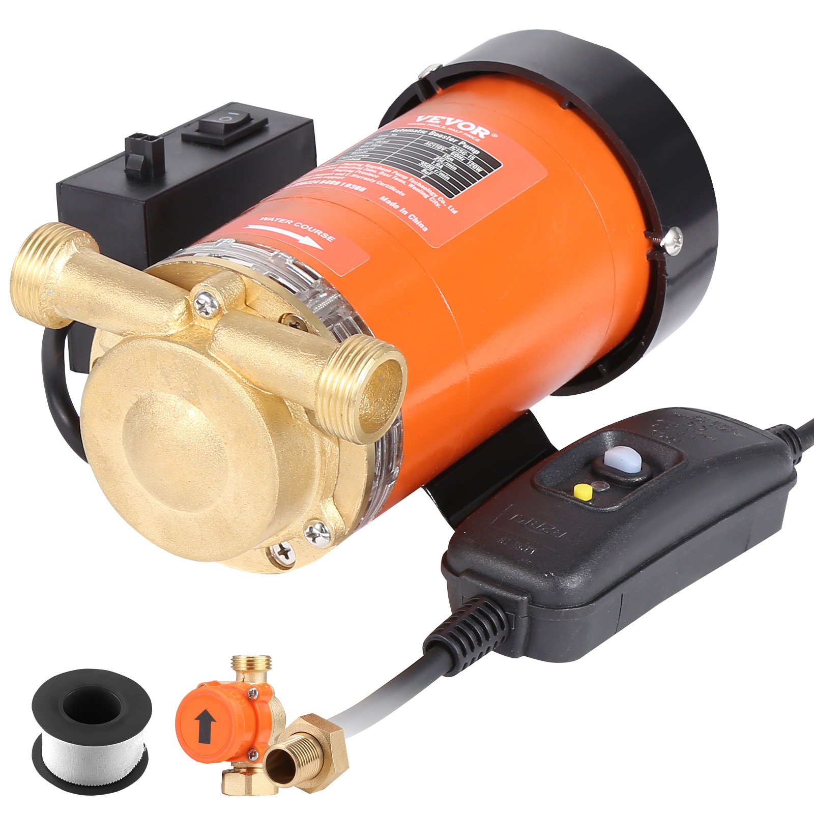 Vevor 120w Water Pressure Booster Pump