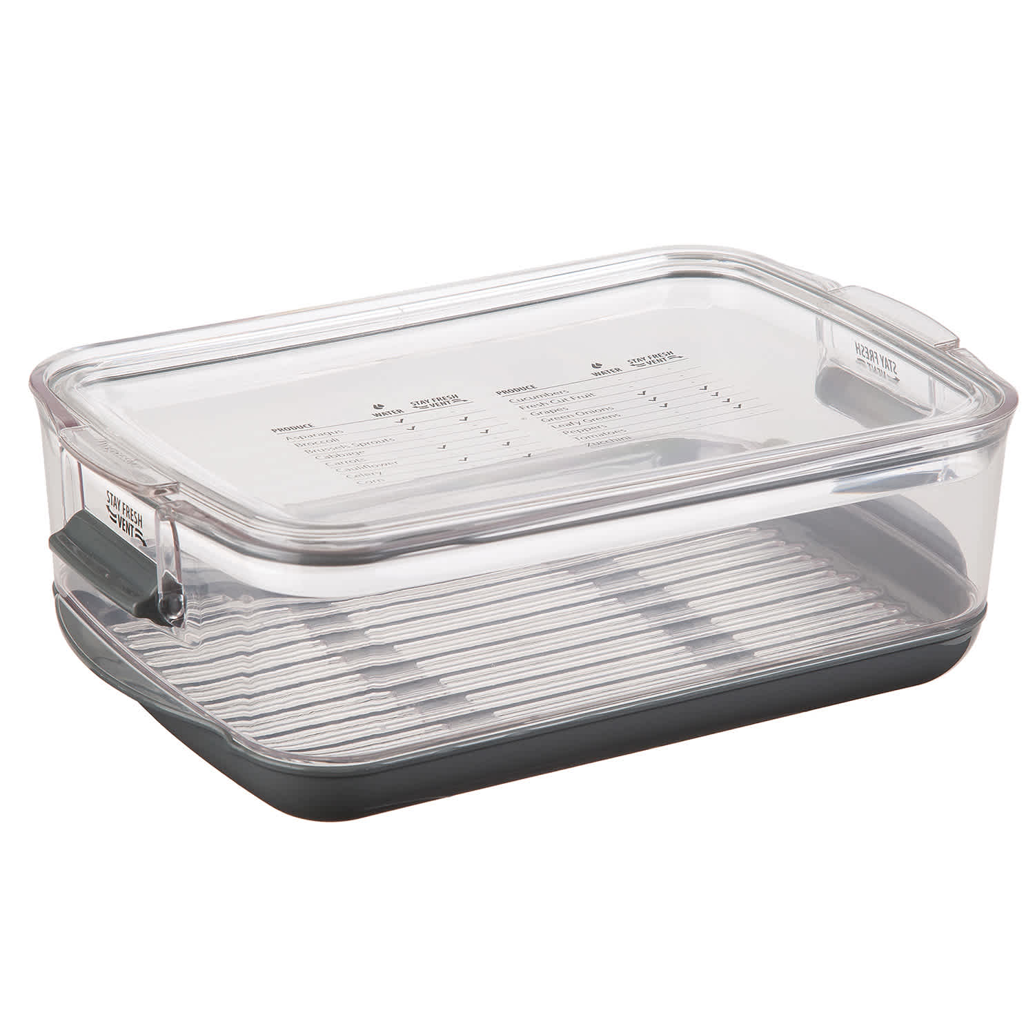 Progressive International Prepworks by Progressive Produce ProKeeper Storage Container with Stay Fresh Vent System #PKS-905