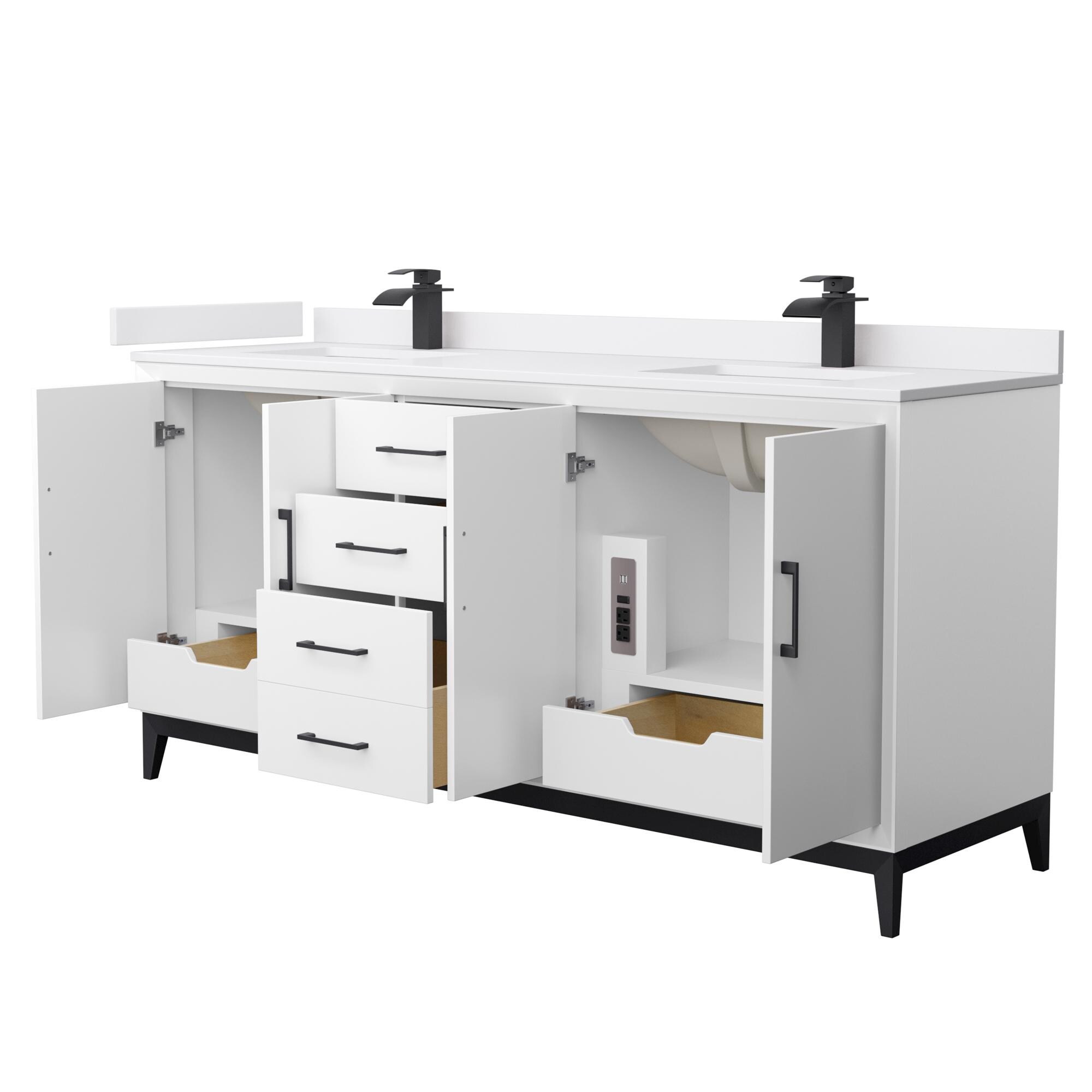 Wyndham Collection WCH818172DWBWCUNSMXX Bath-Vanity-Combo - View #2