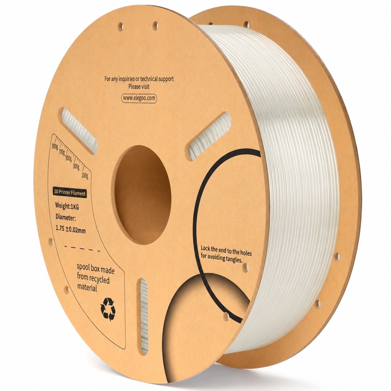 Etokfoks  Digital PLA Filament 3D Printing Material for FDM Printers with Dimensional Accuracy and Easy Feed 1 Roll