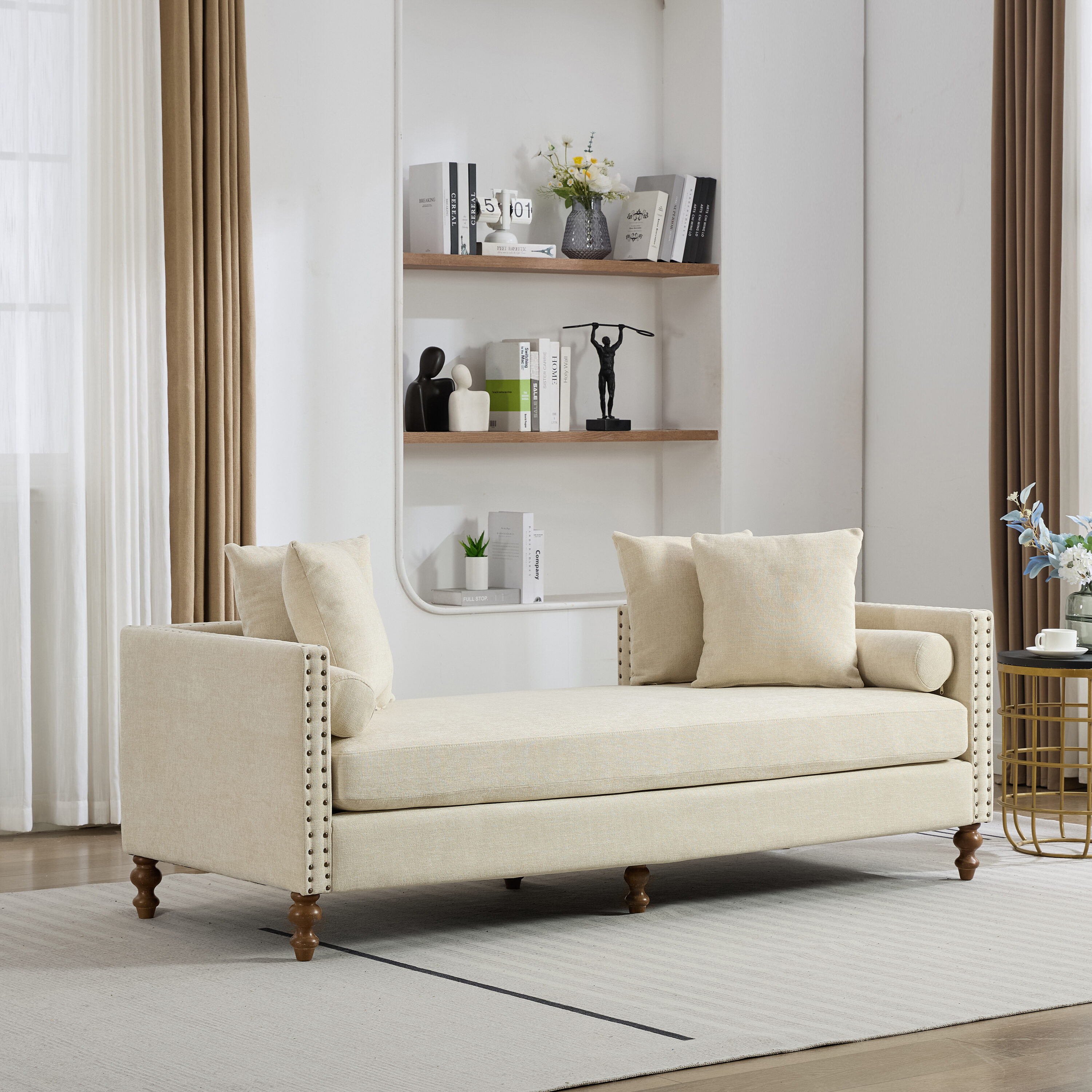 Hrinhom HC-W6106-BEIGE Sofas-Loveseats - View #5