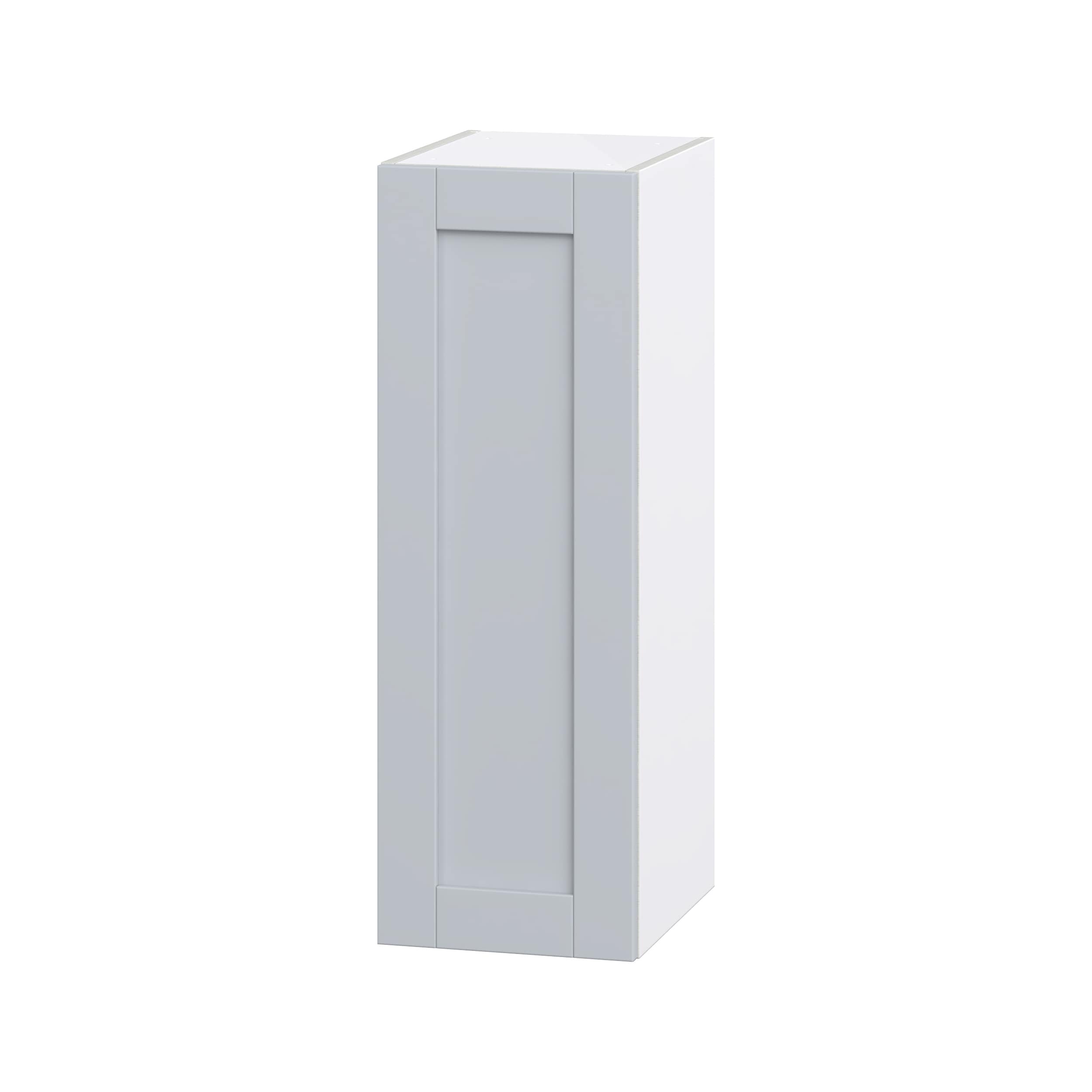 Hugo&Borg DSW1235(L/R)-CH Charlesberg 12-in W x 35-in H x 14-in D Light Gray Wall Fully assembled Cabinet (Flat Panel Shaker)