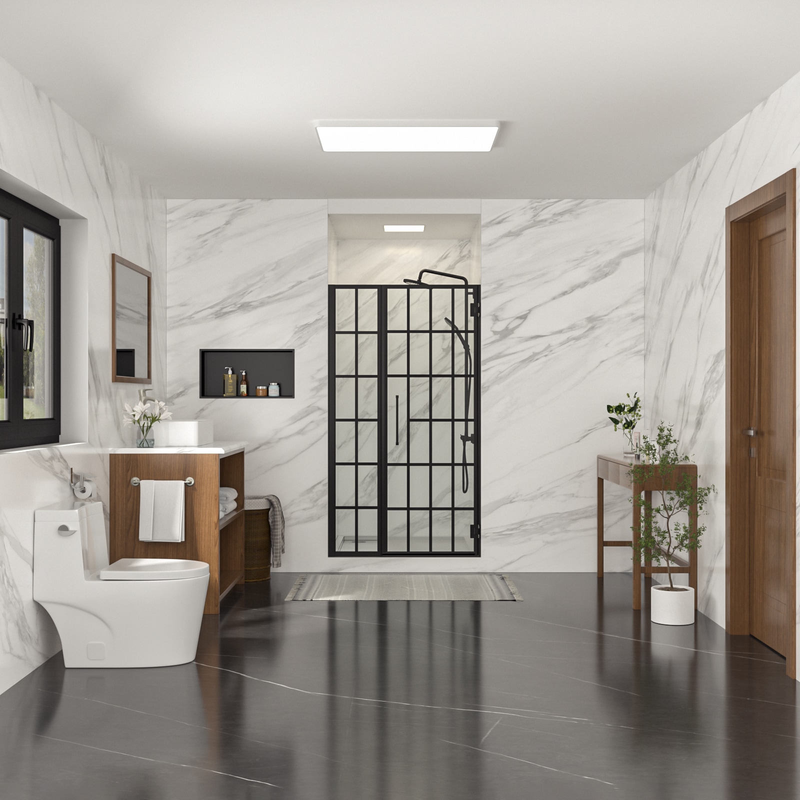 Lordear HBRJ-LD-6B21-40MB Shower-Doors - View #11