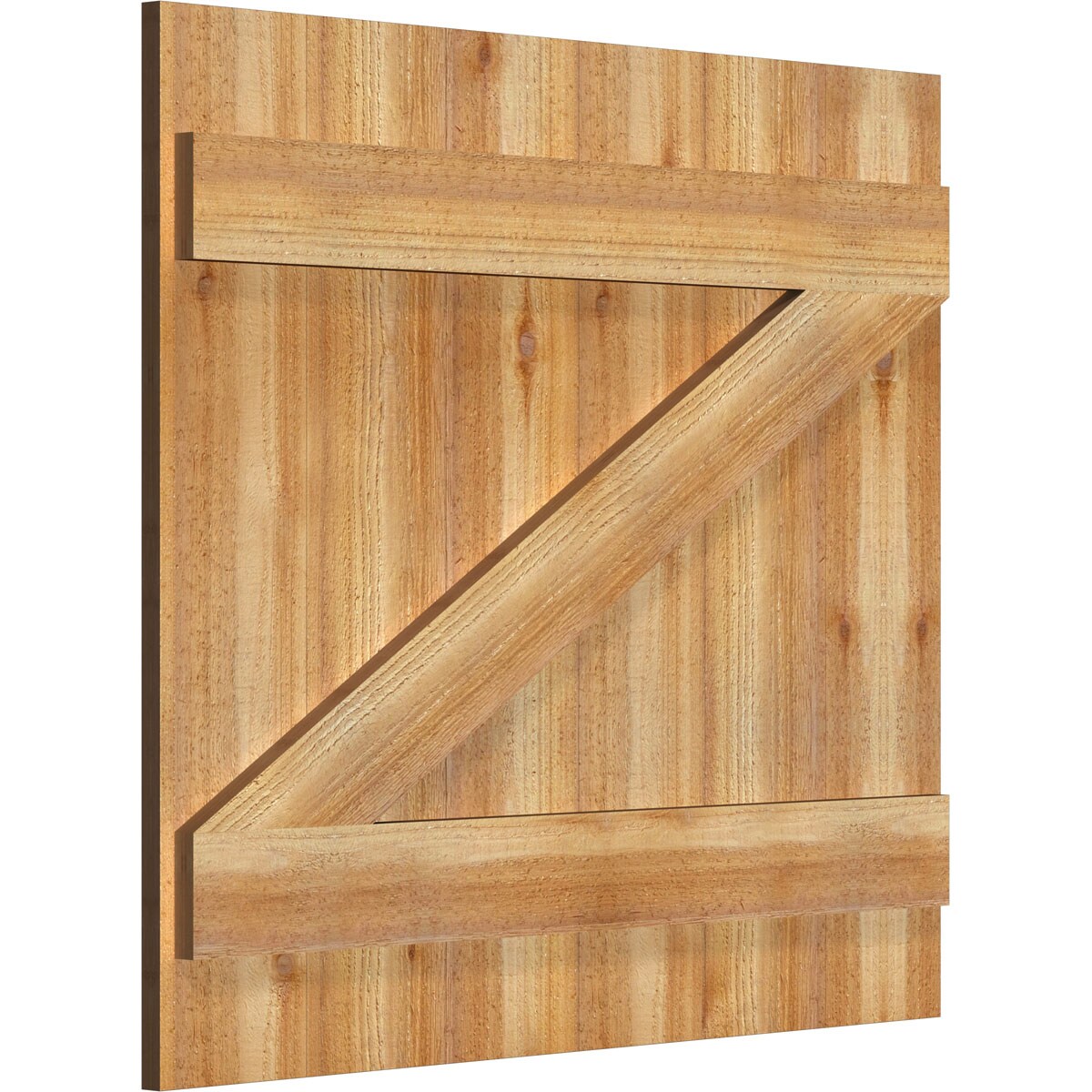 Ekena Millwork RBJ06Z32X029RWR Exterior-Shutters - View #2