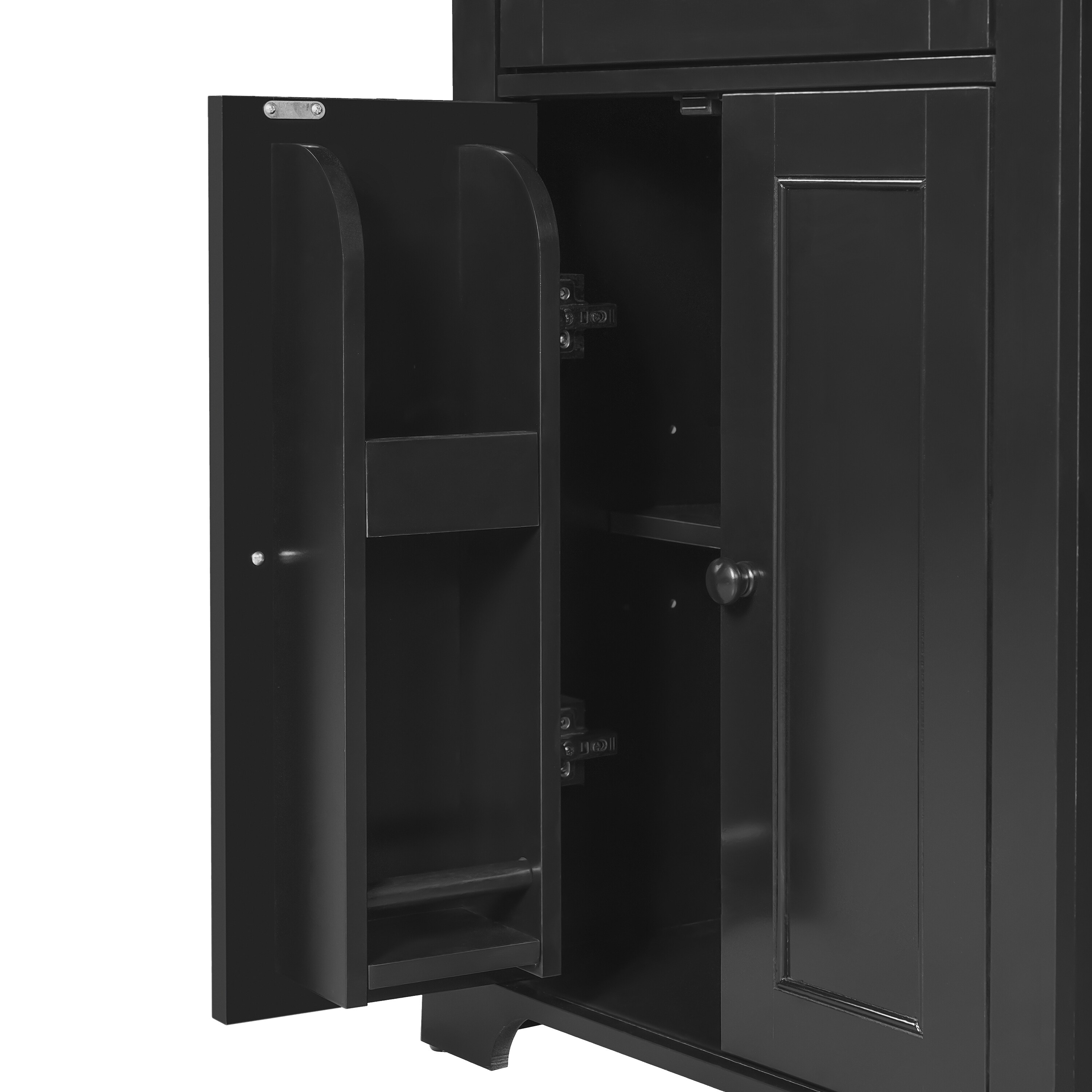 Hrinhom BA49-BLACK Linen-Cabinets - View #6